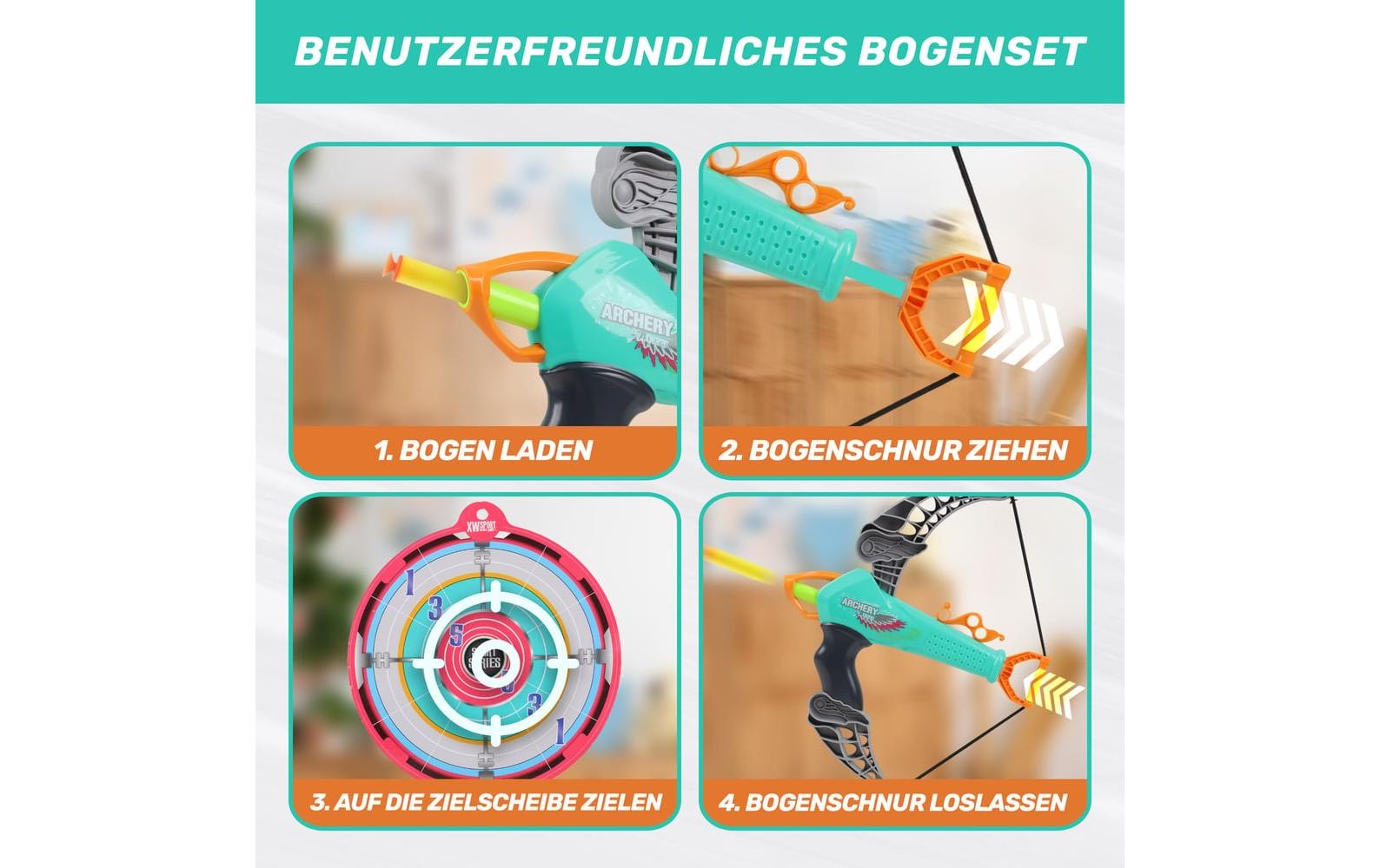   Kit d'arc pour enfants »Bogenkönig 23-teilig«