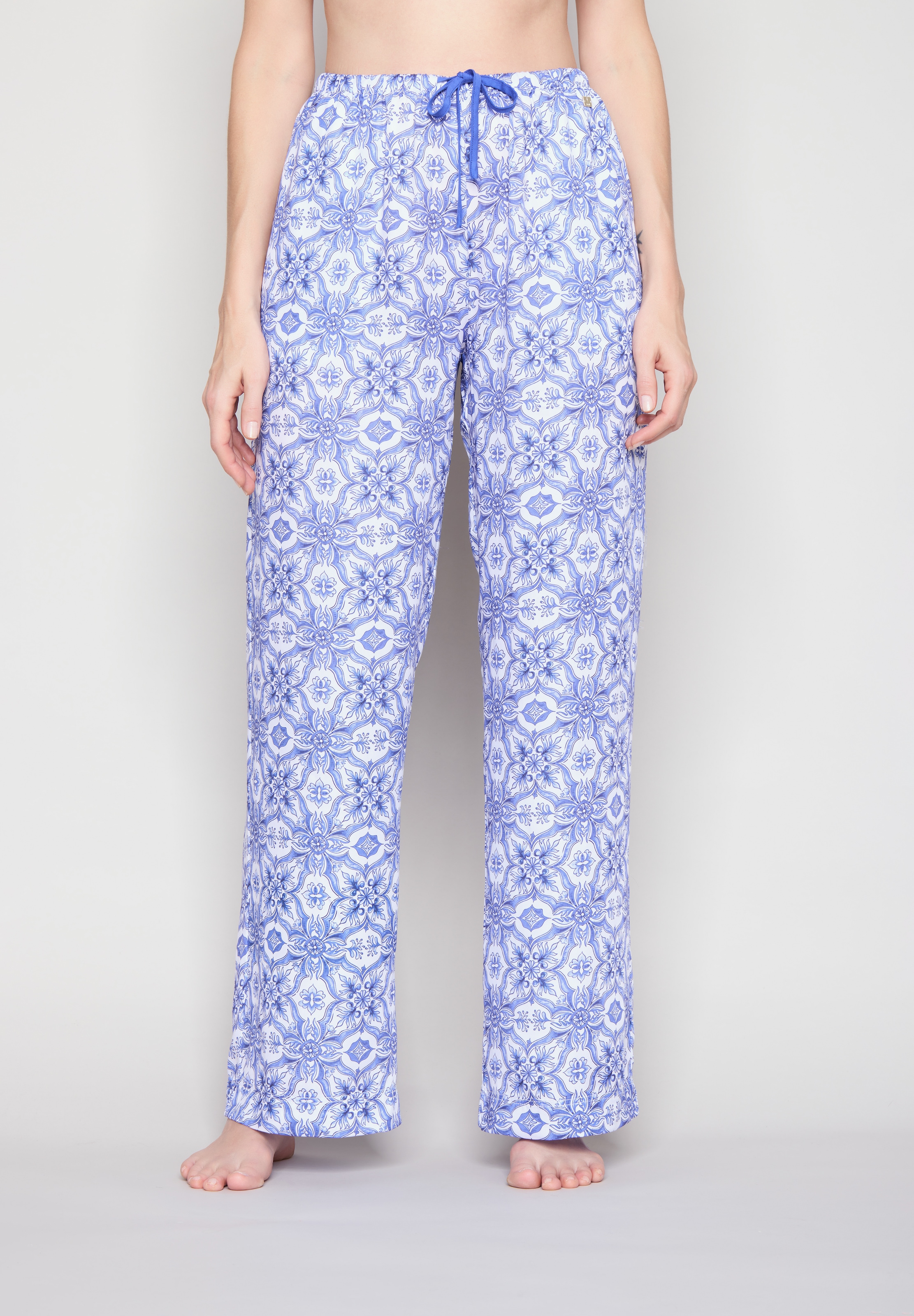 JOOP! Pyjamahose  mit Allover-Print und seitlichen Taschen