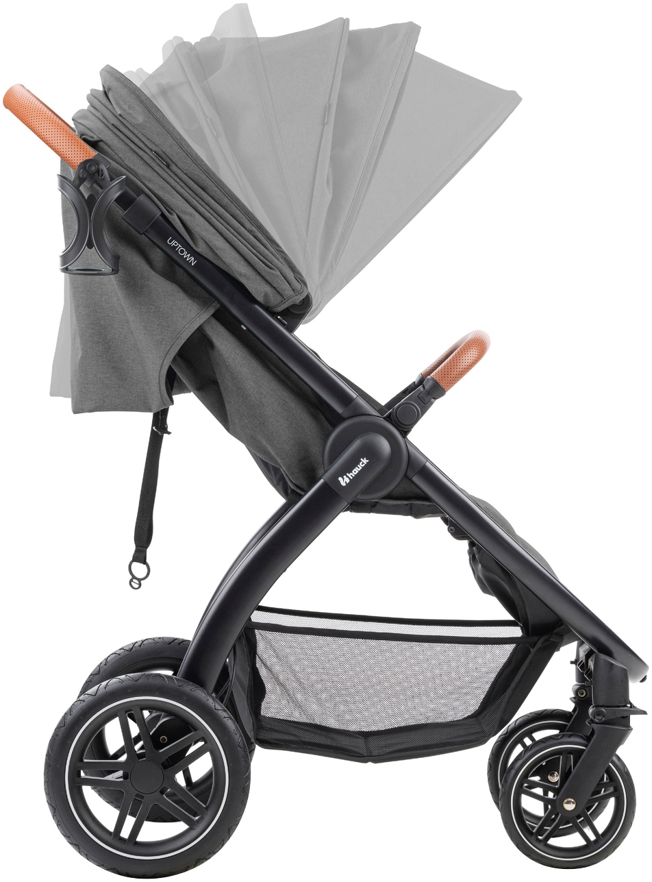 Hauck Poussette pour enfants »Uptown, Black Melange Grey« 22 kilos bis 22 kg belastbar