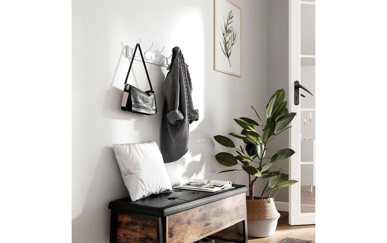 SONGMICS Crochet mural »mit 4 Haken 40 cm x 11 cm«