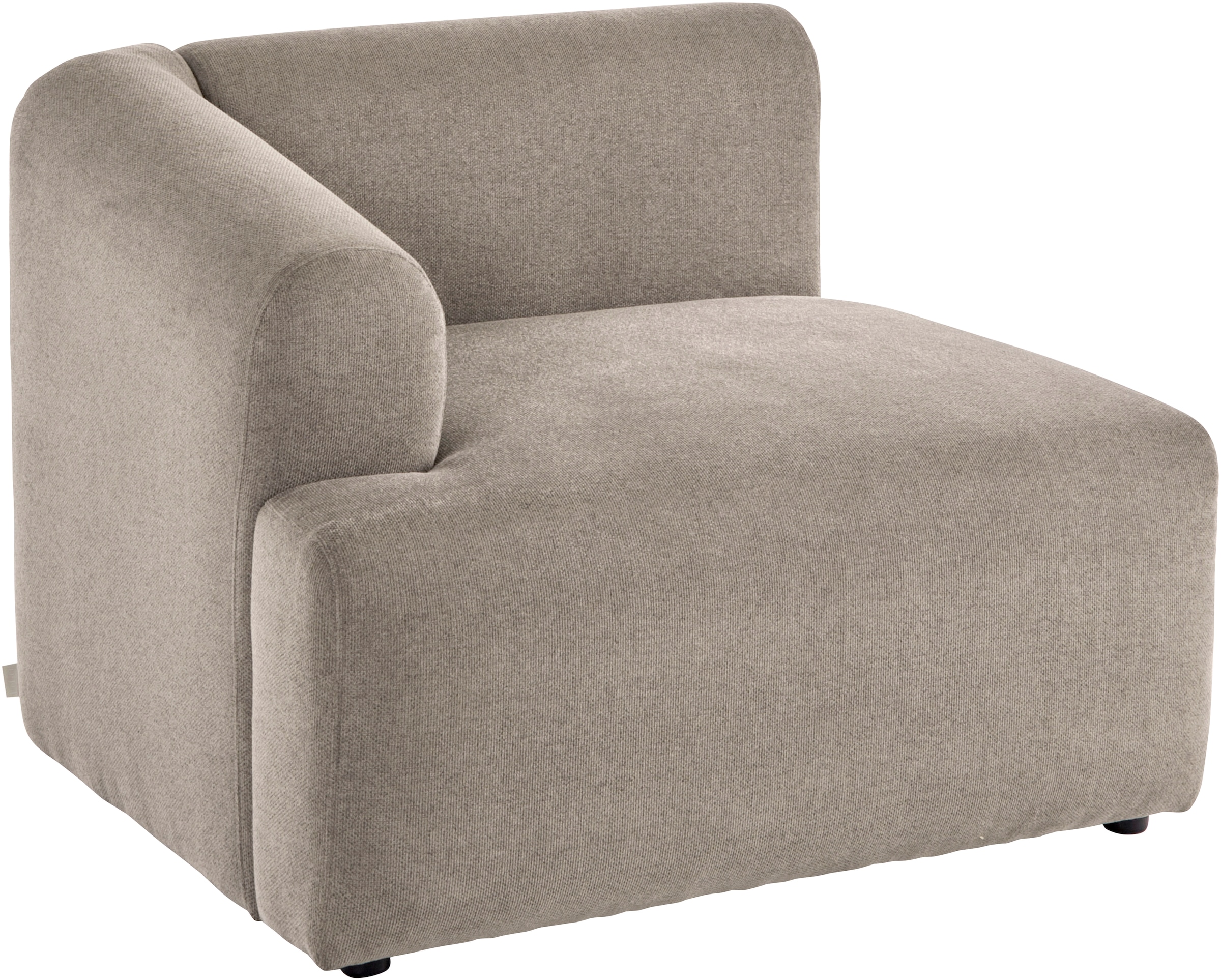 LeGer Home by Lena Gercke Fauteuil »LYZA mit Armlehne links oder rechts, Masse B/T/H: 96/96/74 cm« utilisable en module ou séparément, pour composition individuelle