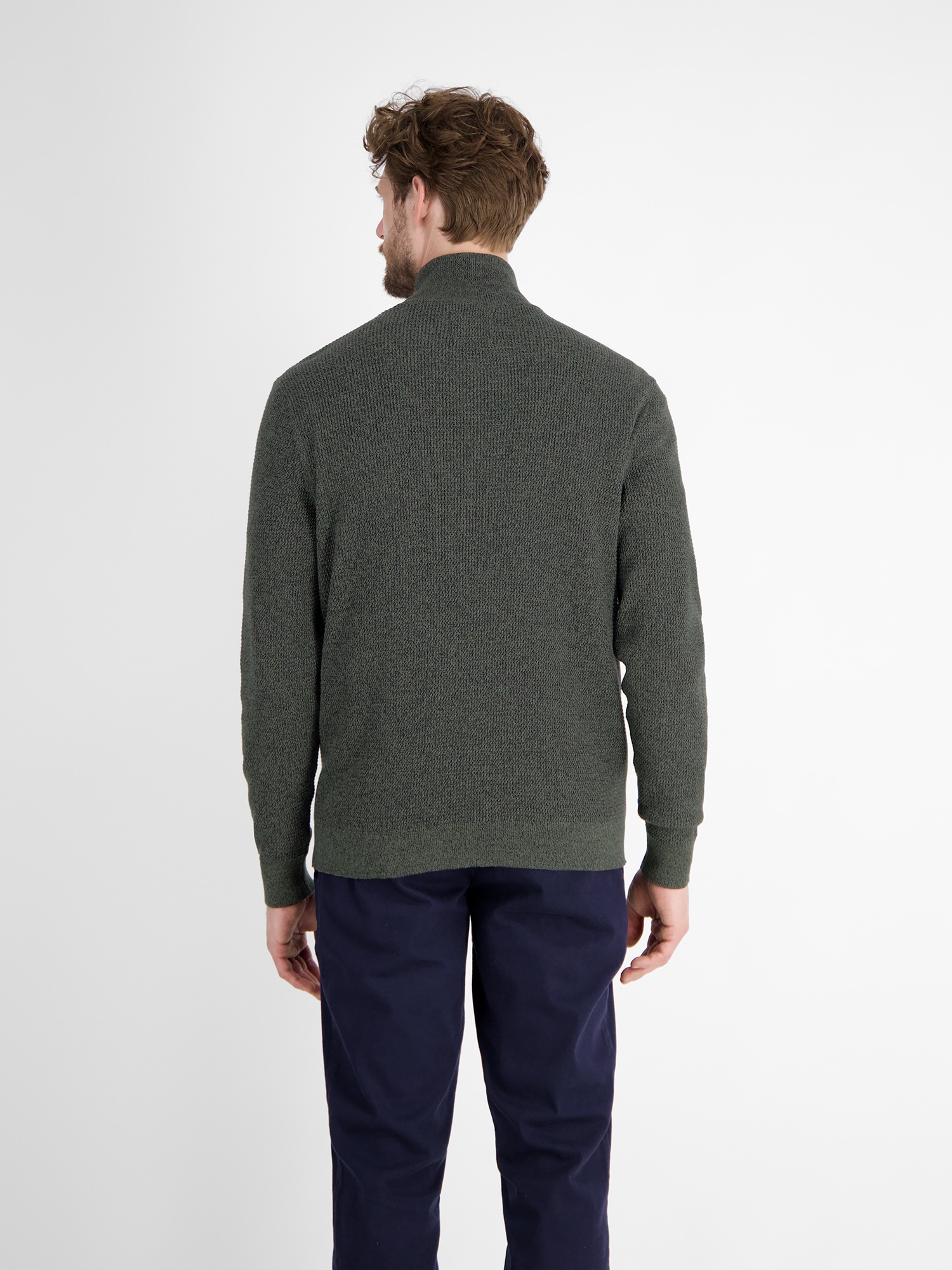 LERROS Troyer »LERROS Herren Stricktroyer in Melange-Optik«