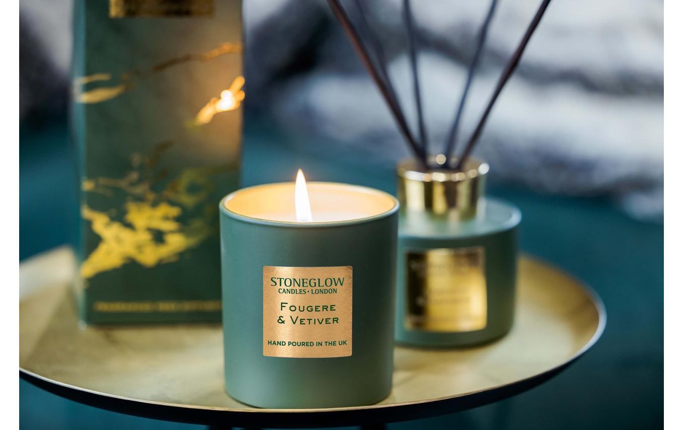 Stoneglow Duftkerze »Fougere & Vetiver 220 g«