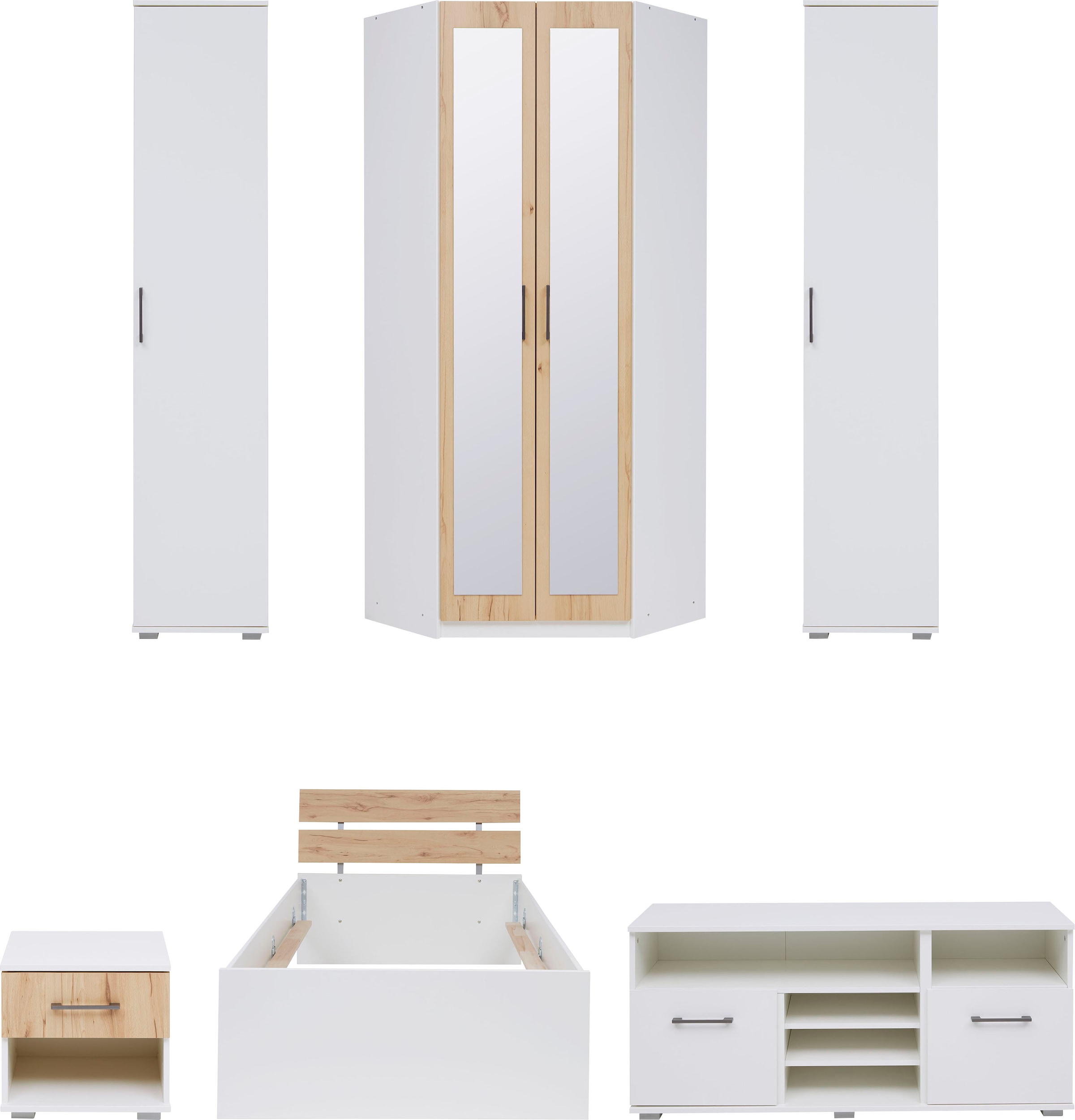 priess Set de chambre d'adolescent »Lissabon« 6 cuis tlg. ensemble de 6 pièces