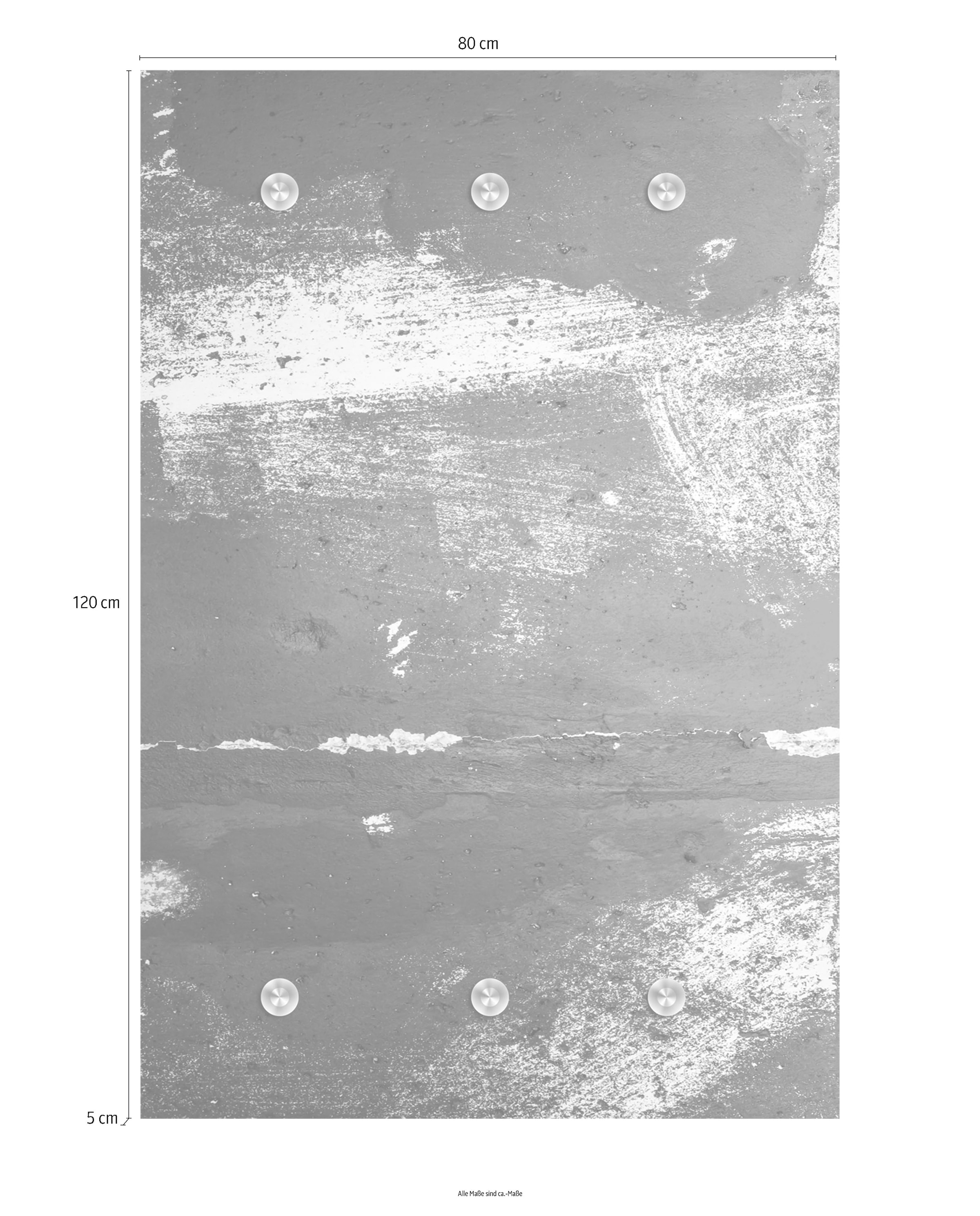queence Garderobenleiste »Muster« mit 6 Haken, 80 x 120 cm