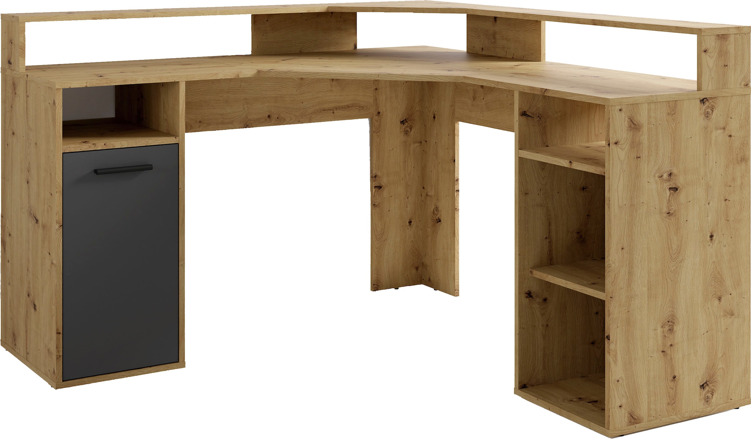 byLIVING Table de gaming »Fox« Breite 139 cm, moderner Eck-Schreibtisch