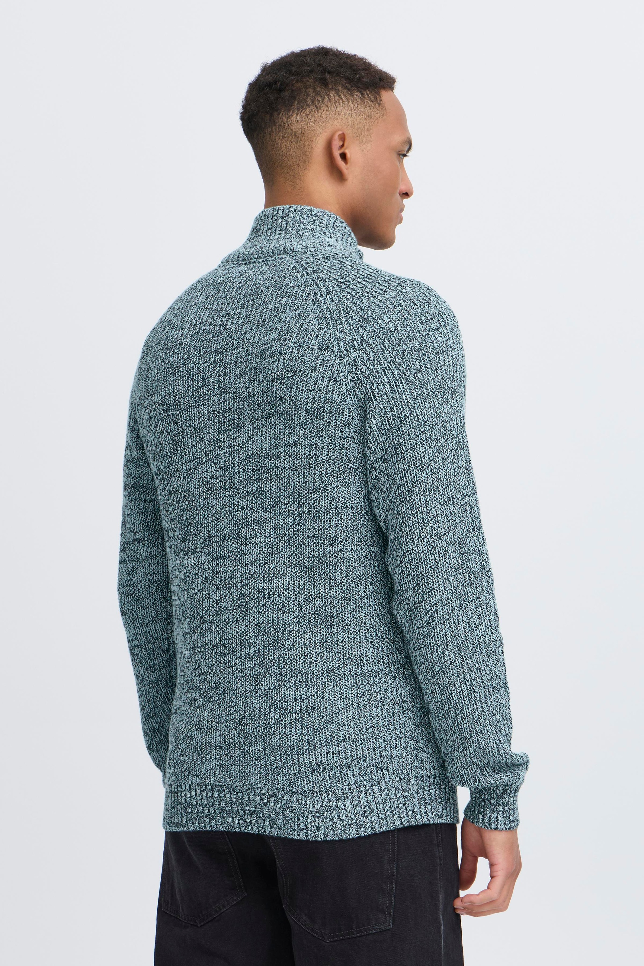 Blend Stehkragenpullover »BHDARIK HALFZIPP« mit Reissverschluss, aus Baumwolle, Regular Fit, unifarben
