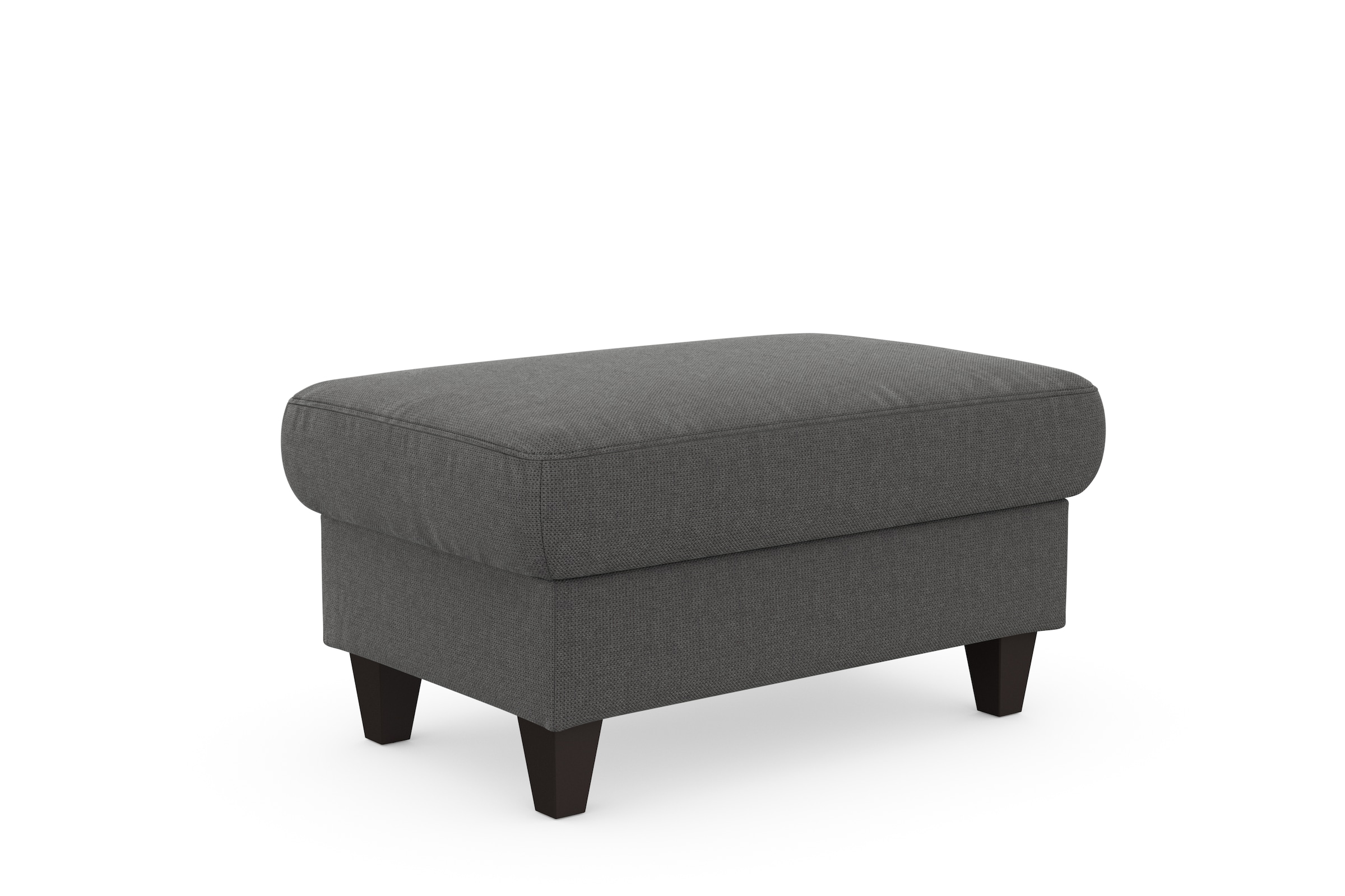 sit&more Stauraumhocker »Farö« mit Stauraum und Federkern und wengefarbenen Füssen