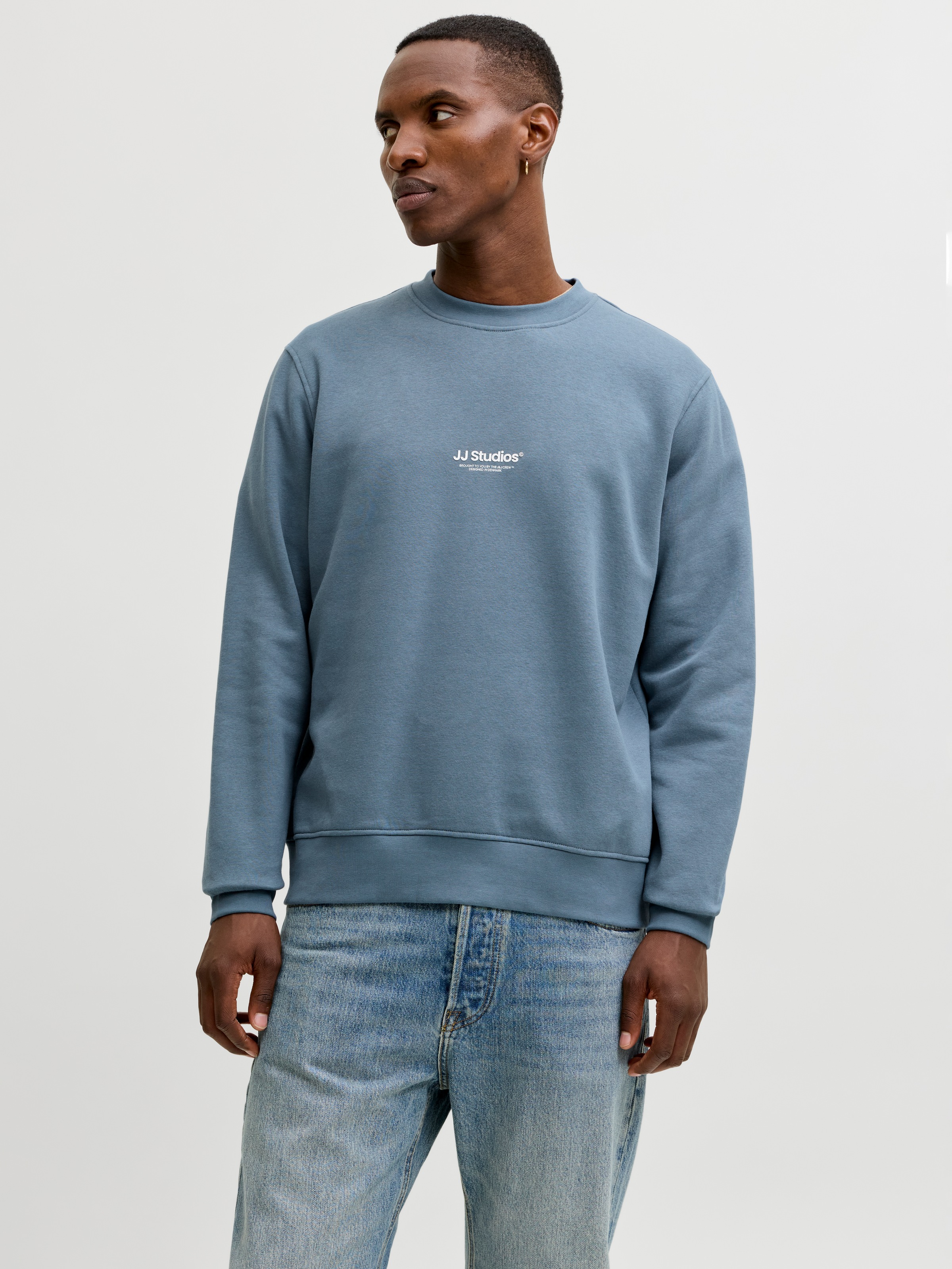 Jack & Jones Sweatshirt »JJESOHO SWEAT CREW NECK NOOS«, Baumwollmischung, relaxed fit
