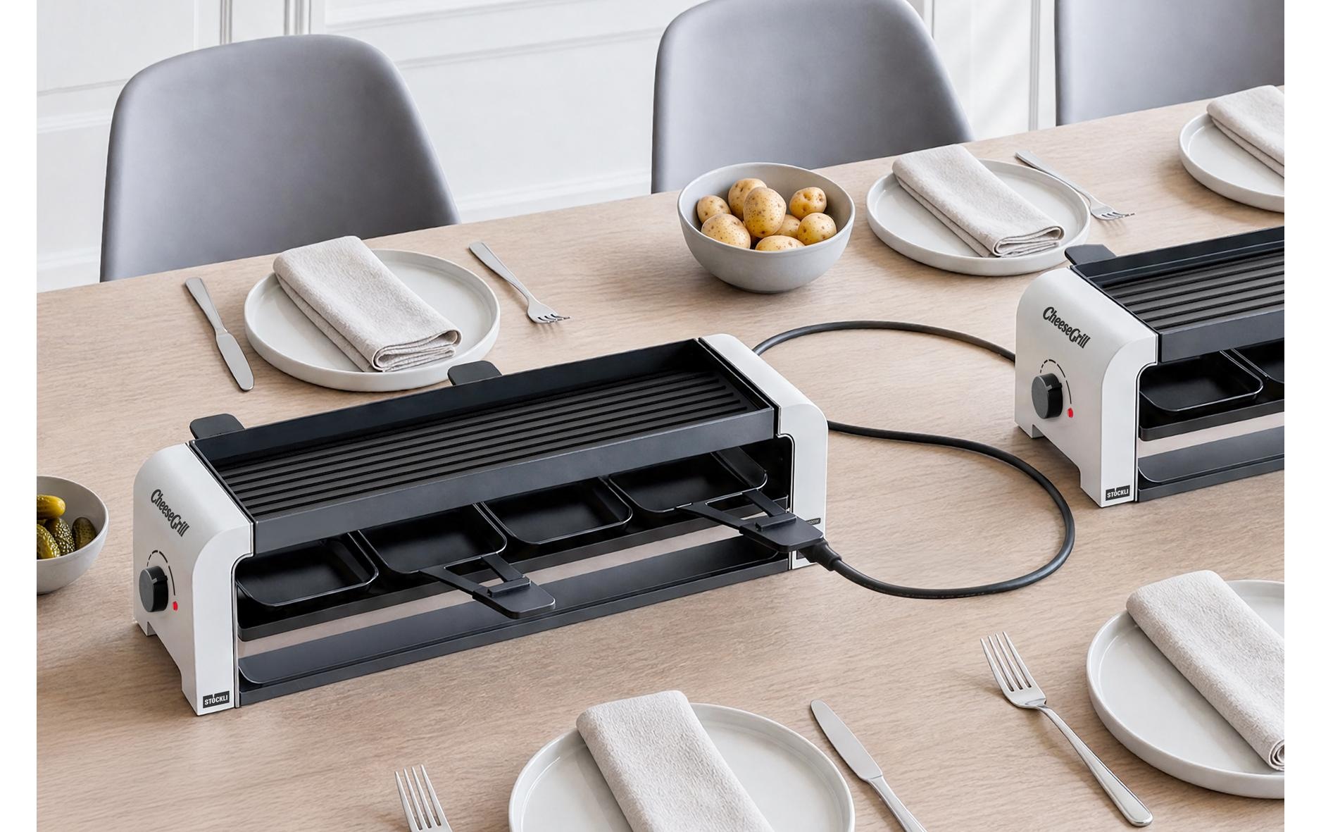 Stöckli Raclette »Stöckli CheeseGrill 4 Connect 12 Personen«