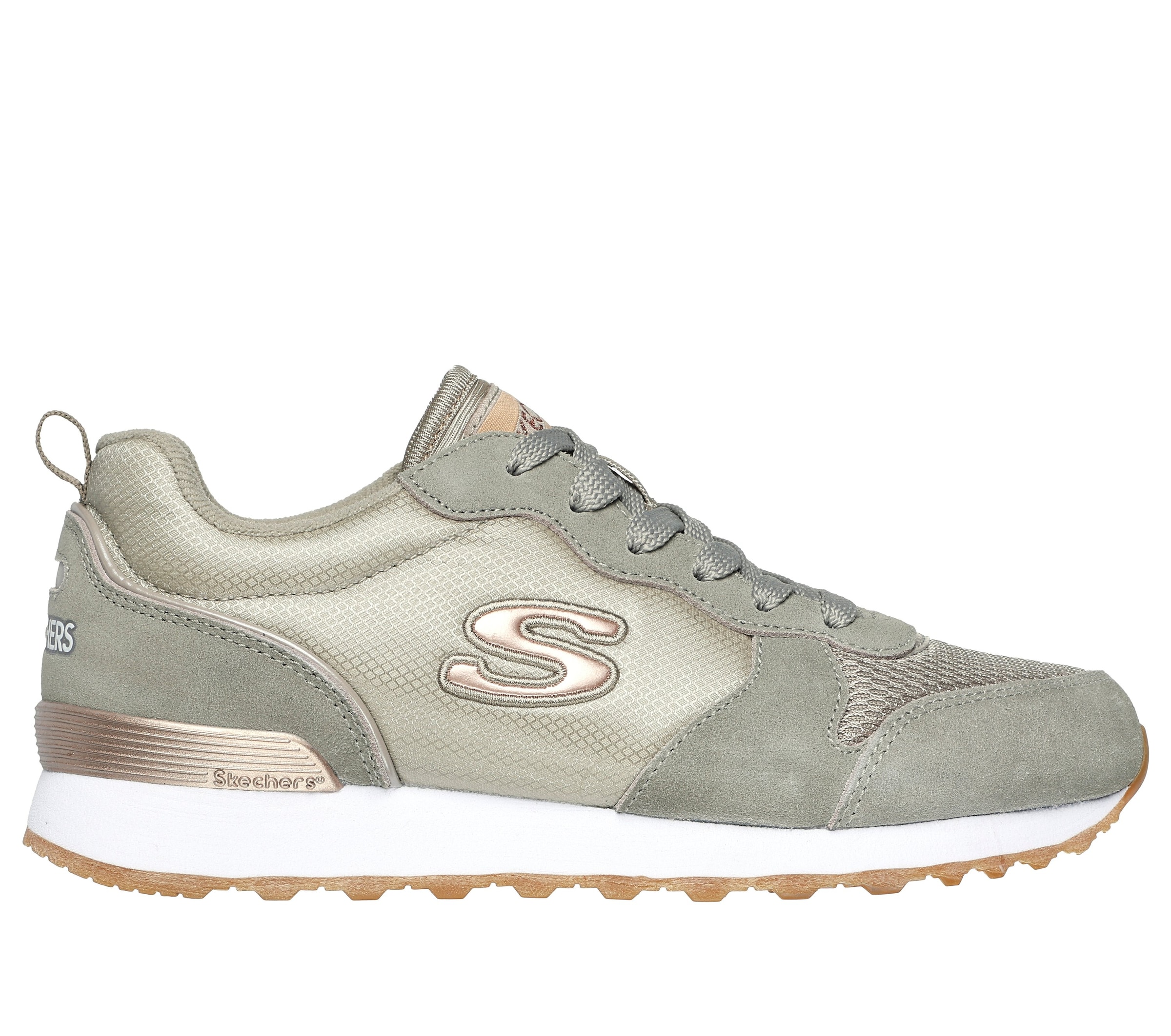 Skechers Sneakers »OG 85 - GOLDN GURL«  chaussure à lacets, chaussure de jogging rétro originale avec Air-Cooled Memory Foam®
