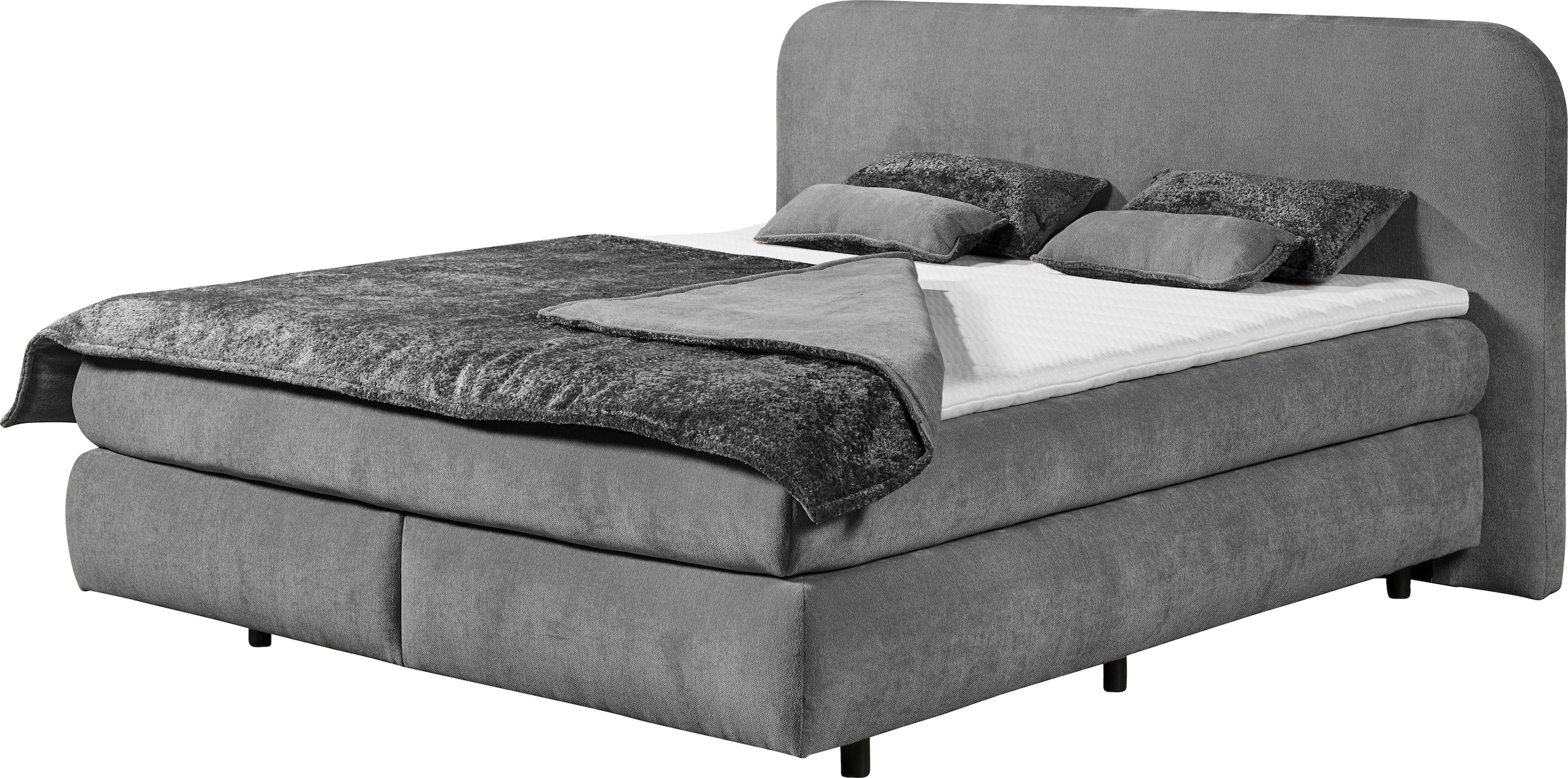 ED EXCITING DESIGN Boxspringbett »ELBRUS in der Breite 180cm, inkl. Kaltschaum-Topper« in verschiedenen Farben erhältlich
