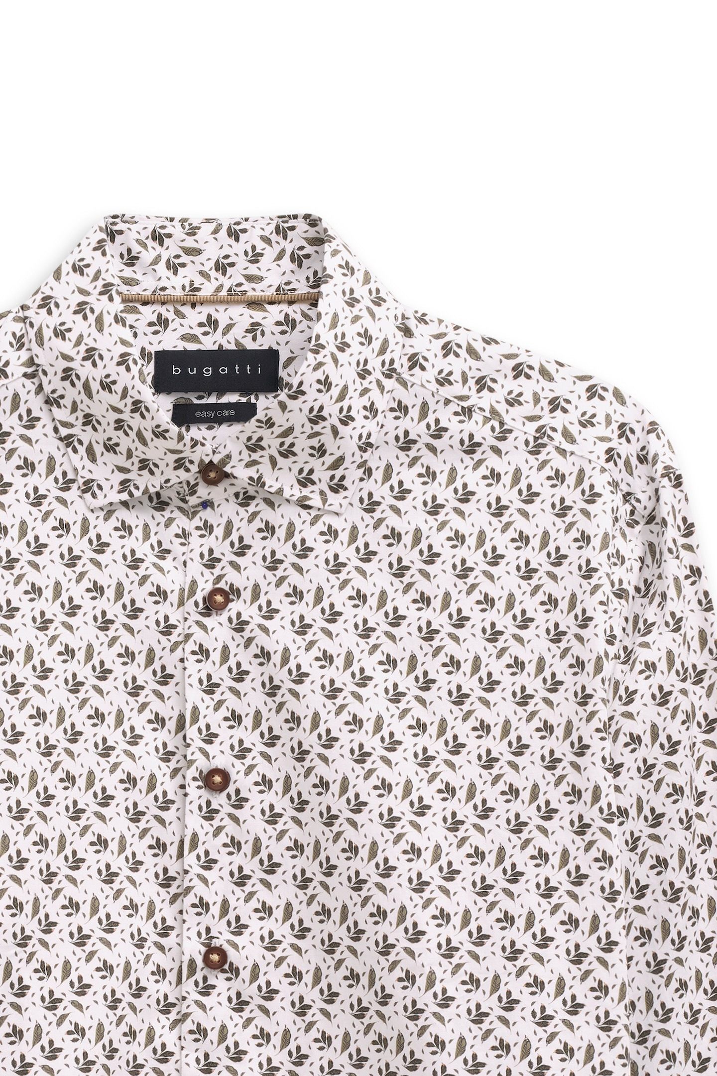 bugatti Chemise à manches longues »Easy Care« im Modern Fit aus Baumwolle