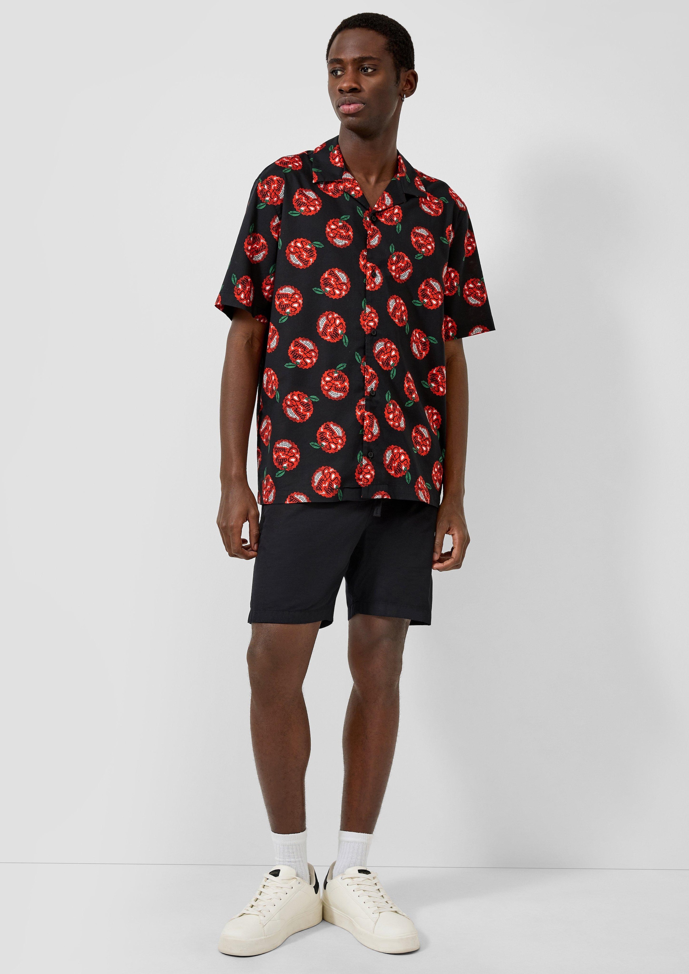 QS Bermudas  Sommershorts mit Kordelzug und Leinen