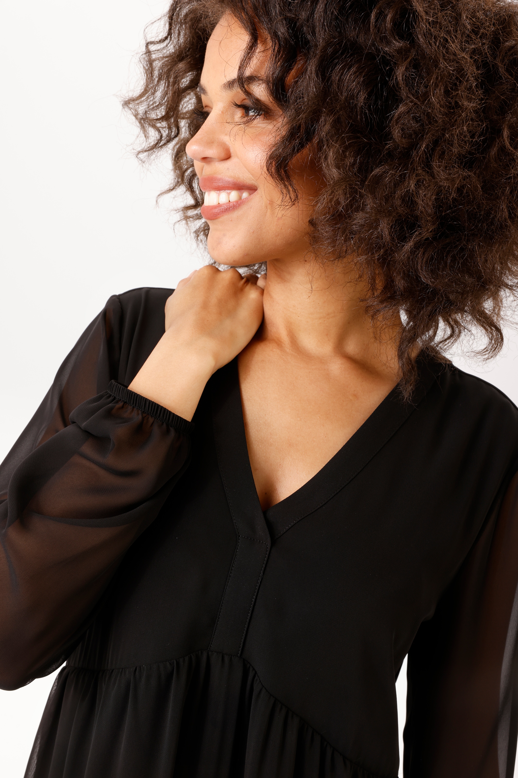 Aniston CASUAL Robe tunique en chiffon délicat - NOUVELLE COLLECTION