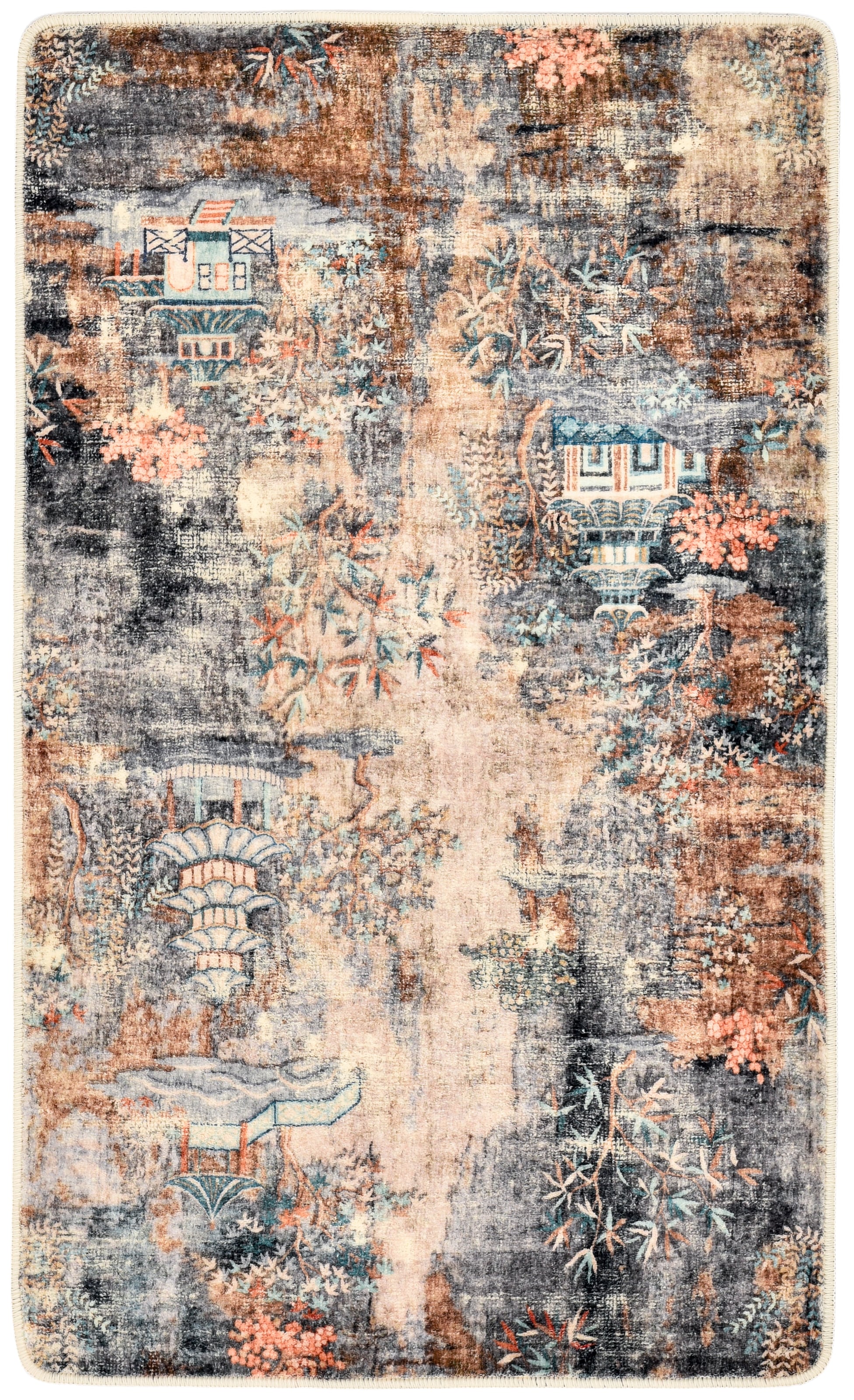 Gino Falcone Tapis de bain »Aquata GF-164, Badvorleger, Badezimmer Teppich« Höhe 5 mm Badteppich, bedruckt, rechteckig