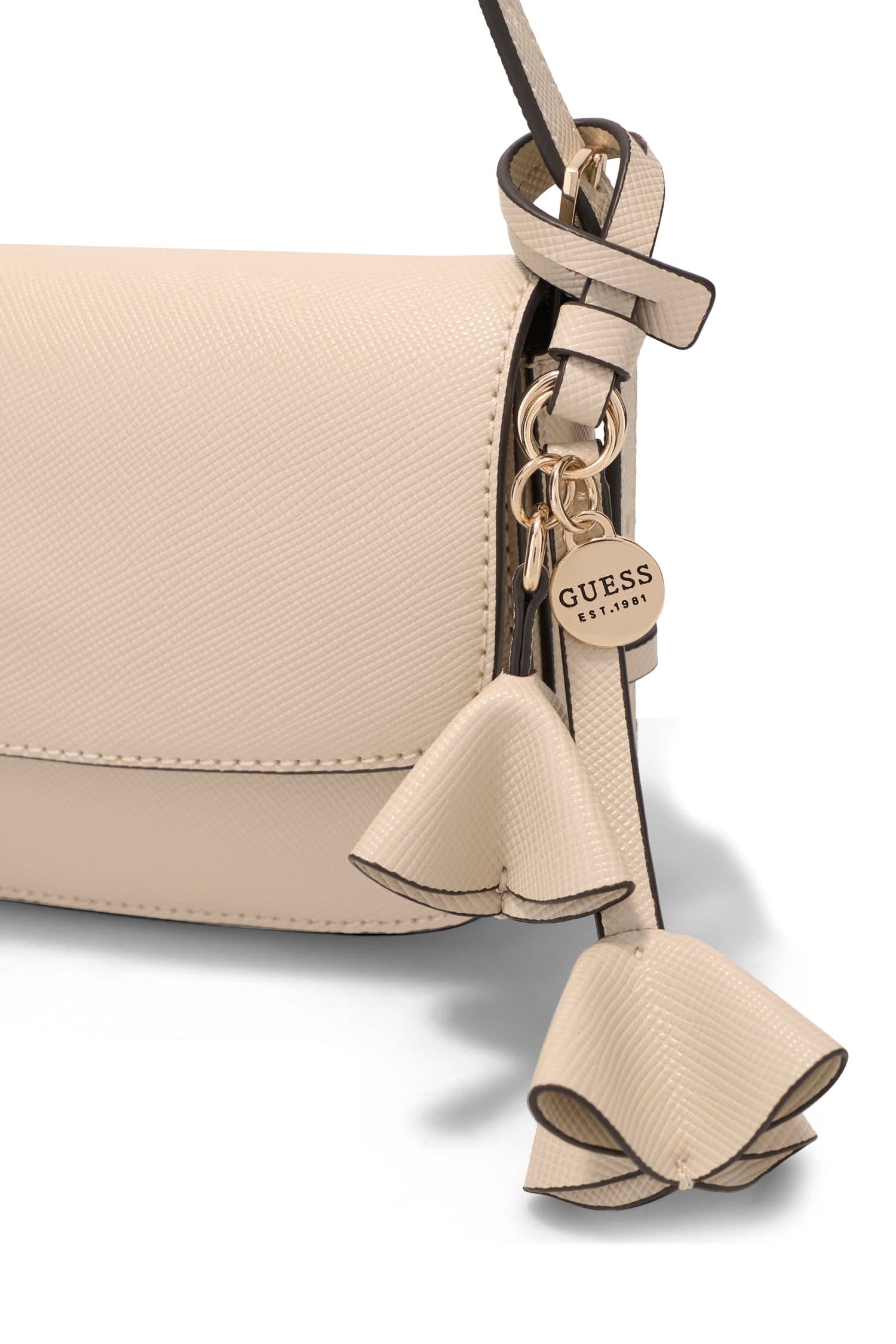 Guess Sac à bandoulière »DANIELLE FLAP SHOULDER BAG« Sac à main femme à poignée, sac à main avec rabat