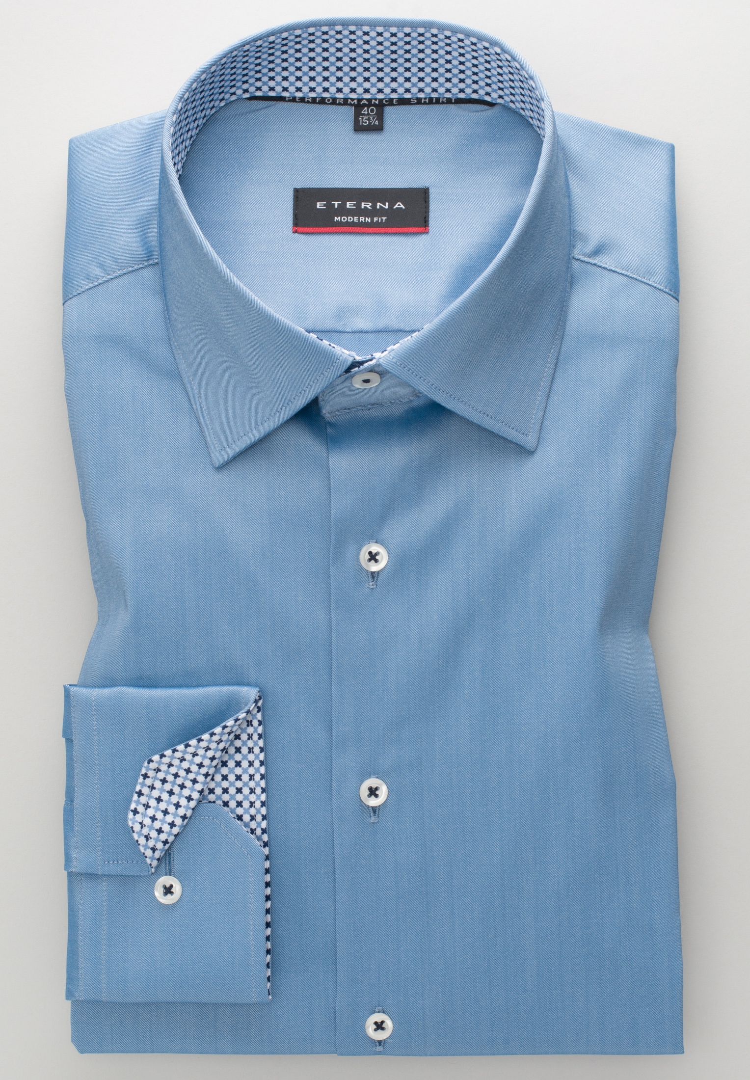 Eterna Chemise à manches longues »MODERN FIT« EASY IRON (bügelleicht)