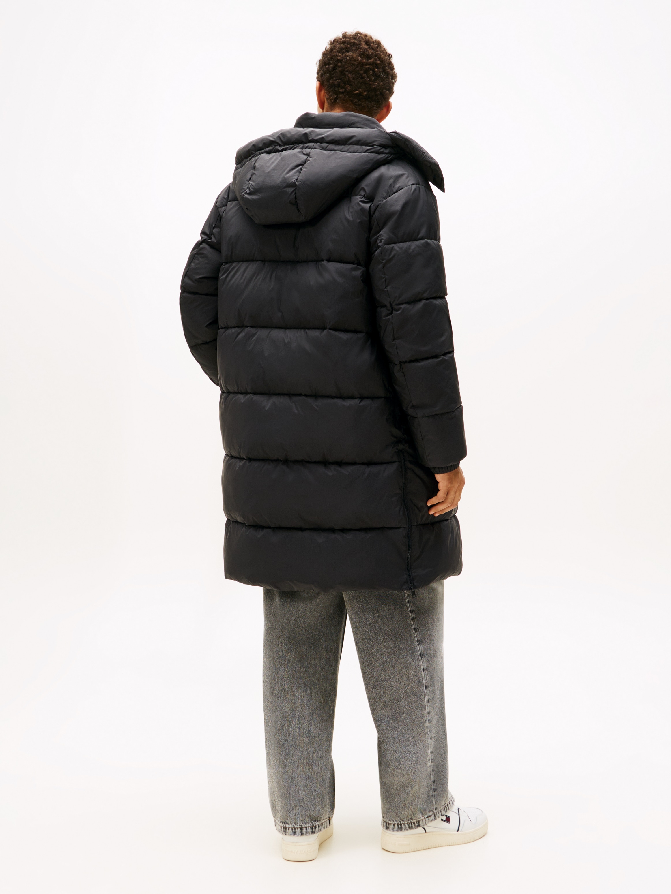 Tommy Jeans Steppmantel »VAIL MAXI PARKA«, Regular fit mit abnehmbarer Kapuze
