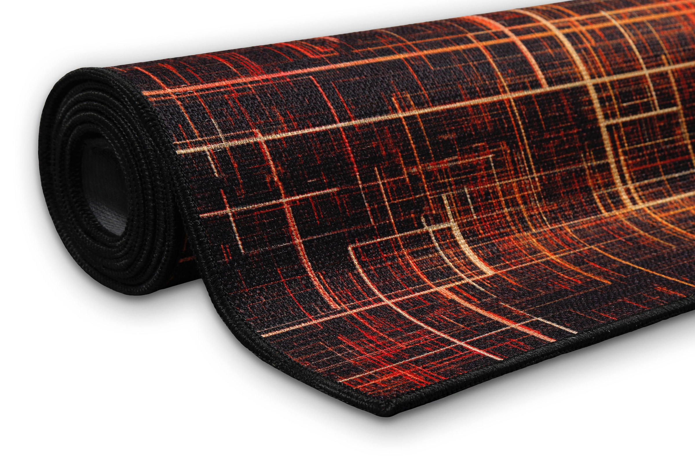 Wecon home Teppich »Quantum Warp« rechteckig 5 mm Höhe Gamer Teppich, gewebt, geometrisch, robust, Gaming Room, rutschfest