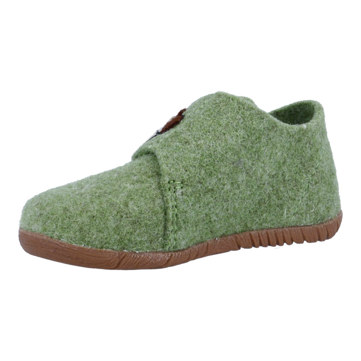 Richter Chausson »Filzi (Felt)«  Klettschuh mit Logo-Aufnäher, Grössenschablone zum Download
