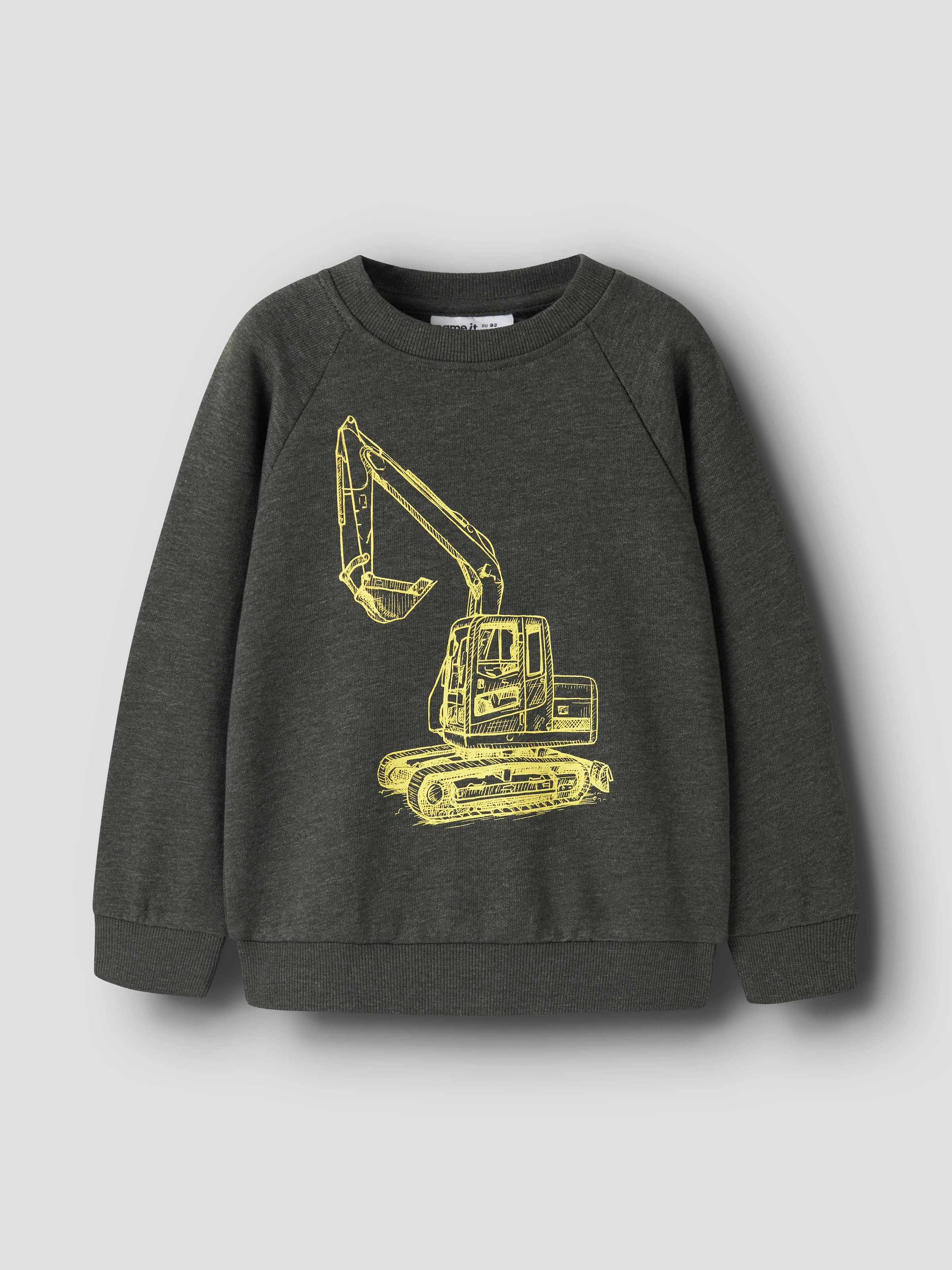 Name It Sweatshirt »NMMVION LS NREG SWEAT UNB«, Baumwollmischung, regular fit
