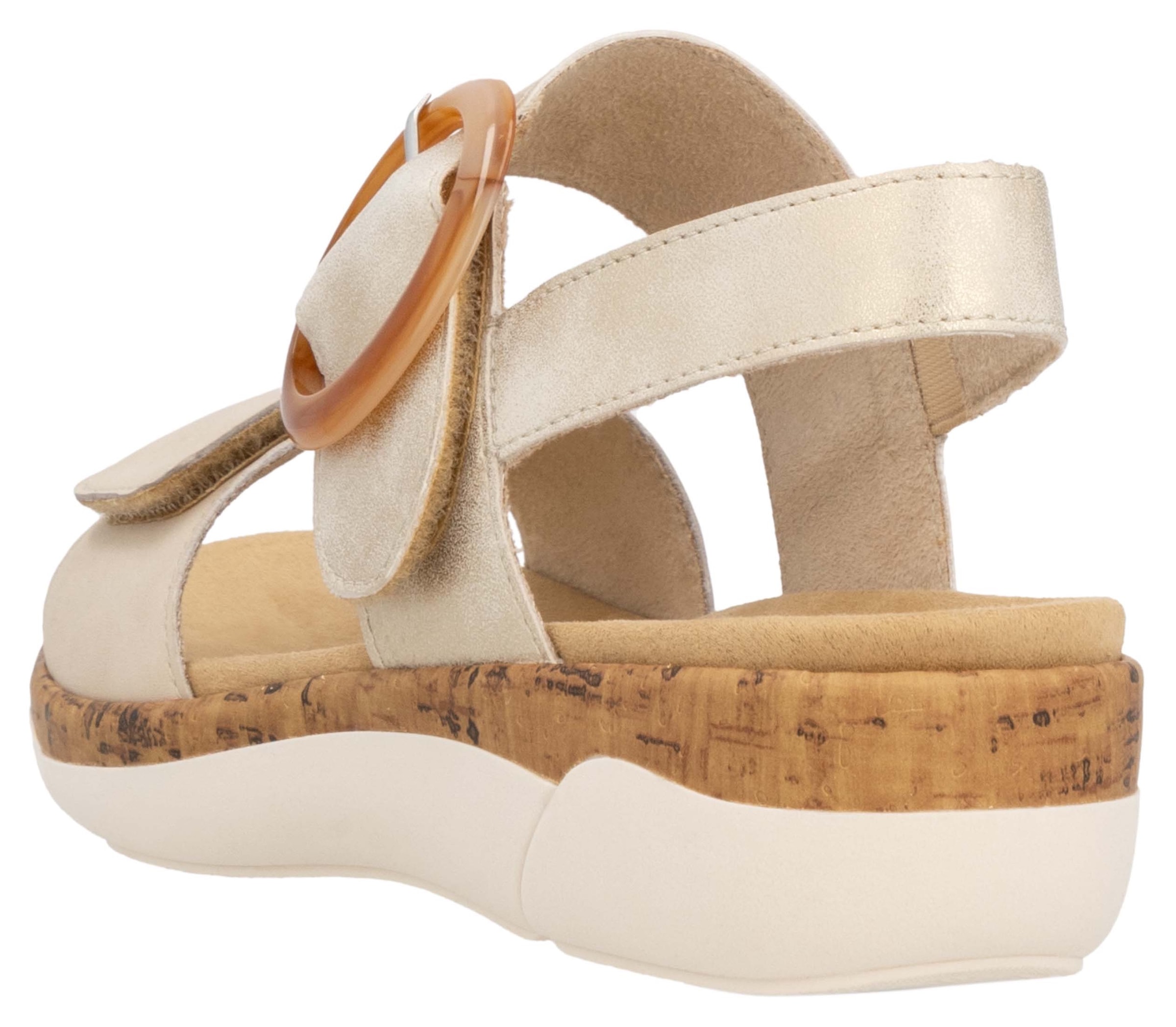 Remonte Sandales compensées  Sommerschuh, Riemchensandale, praktische Klettverschlüsse