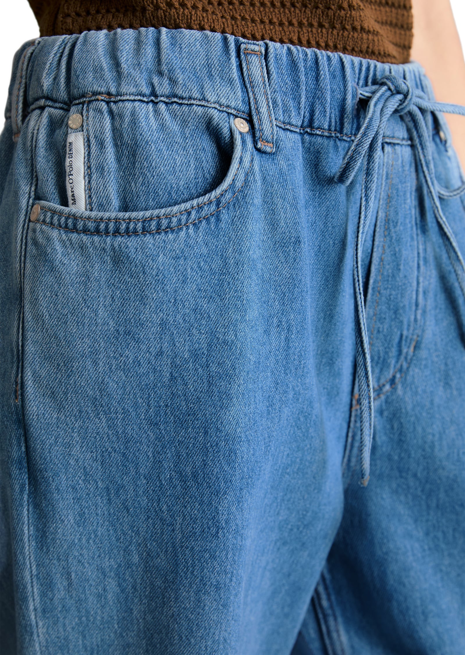 Marc O'Polo DENIM Jeans large »Model Tomm wide mit elastischem Bund«