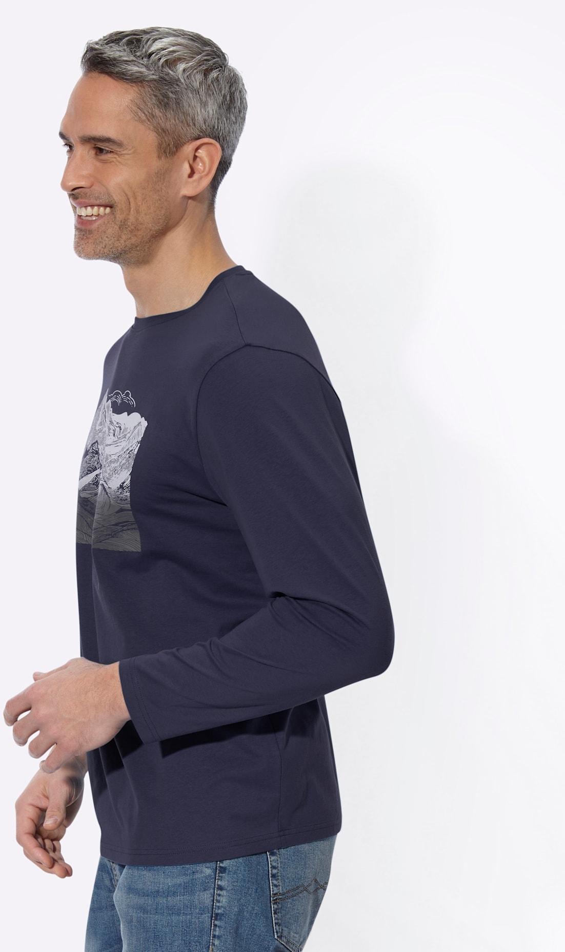 Classic T-shirt à manches longues »Freizeitshirt« 1