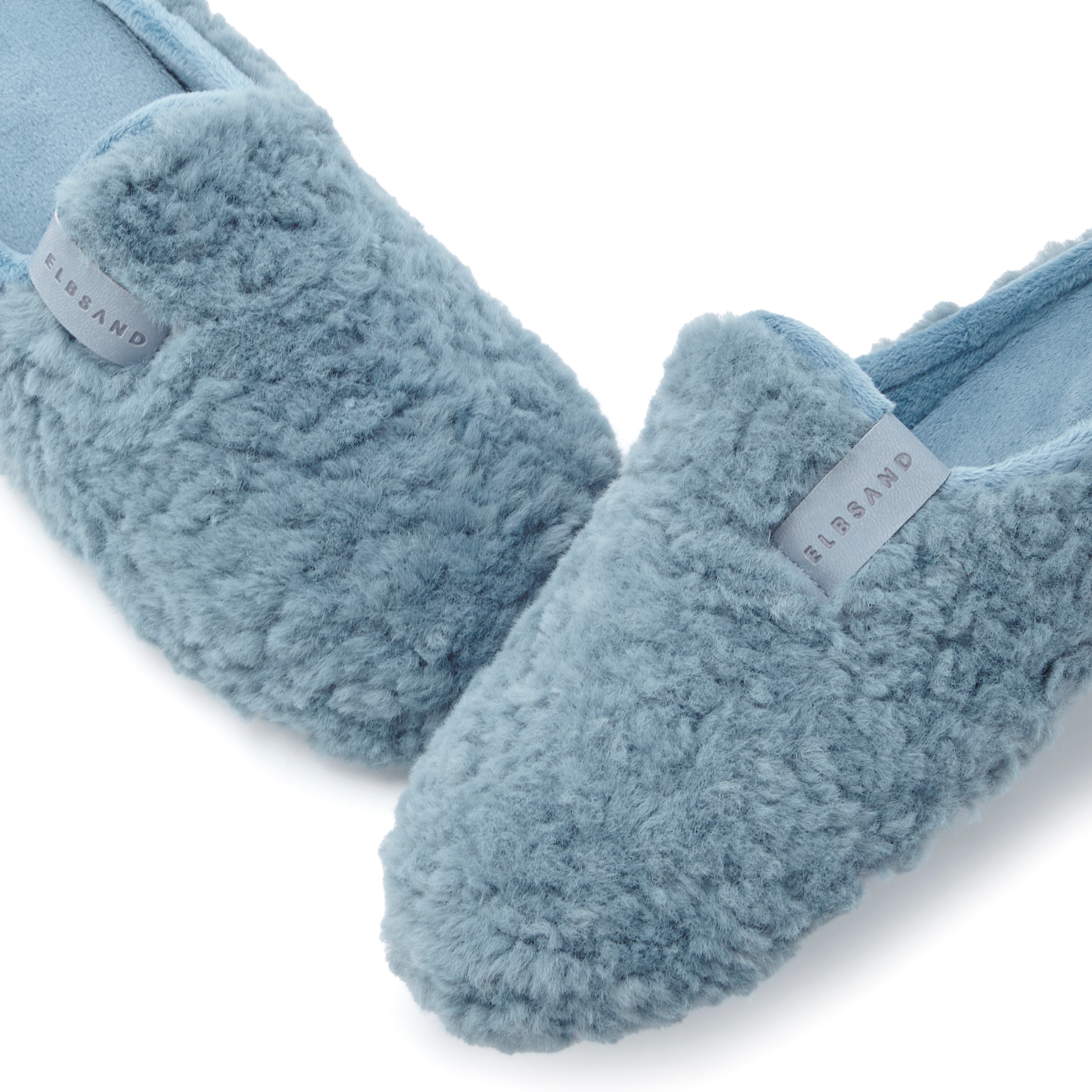 Elbsand Chausson  Pantolette, Pantoffel, Mule, Sandale, kuscheliges Fellimitat