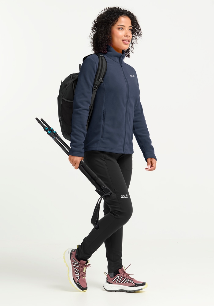 Jack Wolfskin Fleecejacke »TAUNUS 100 FZ W« winddicht, wasserabweisend, mit durchgehendem Reissverschluss