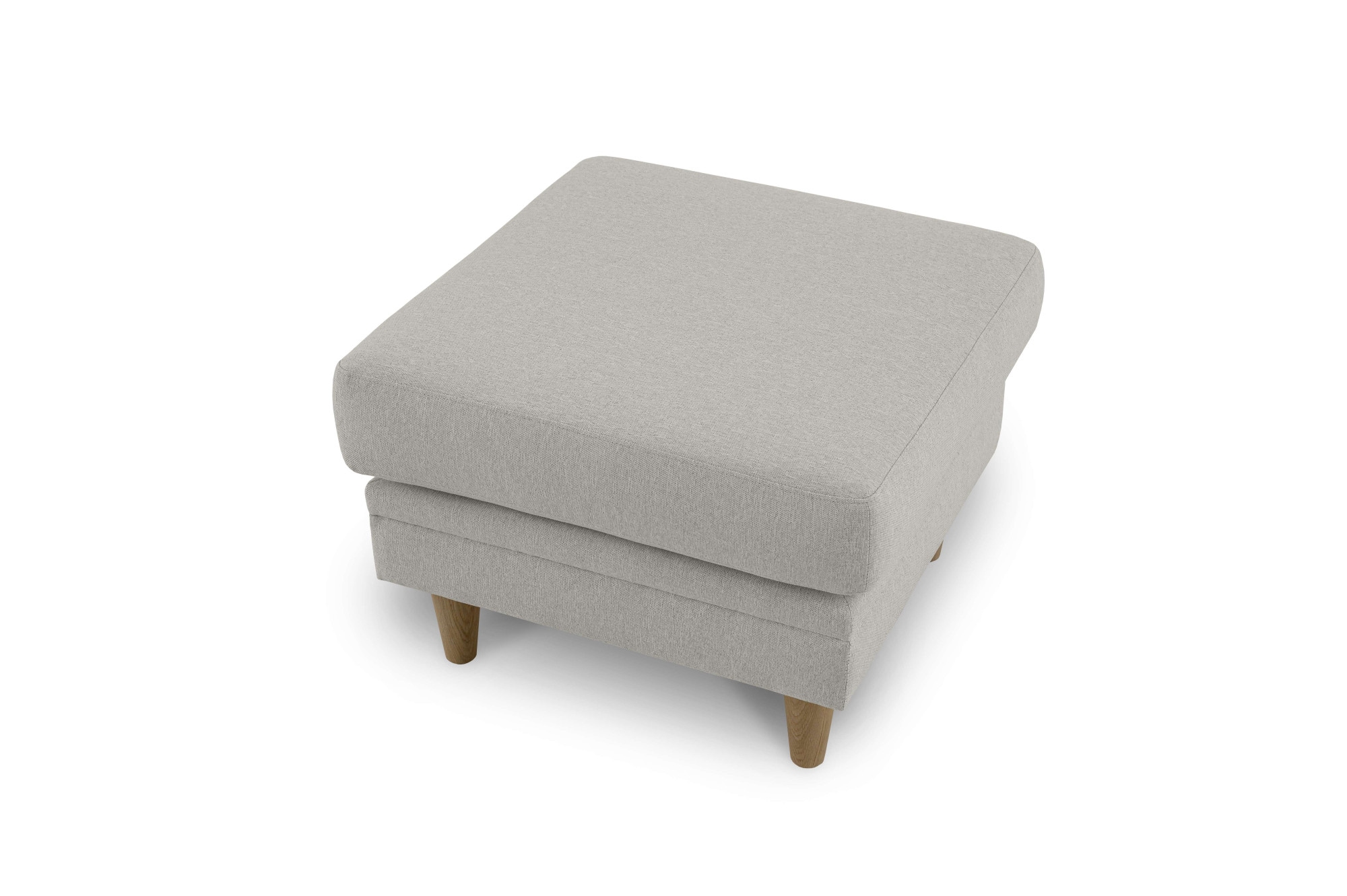 Home affaire Polsterhocker »Arellano, Breite 63 cm« klassisches Design, mit Massivholzfüssen, Webstoff fein, Chenille