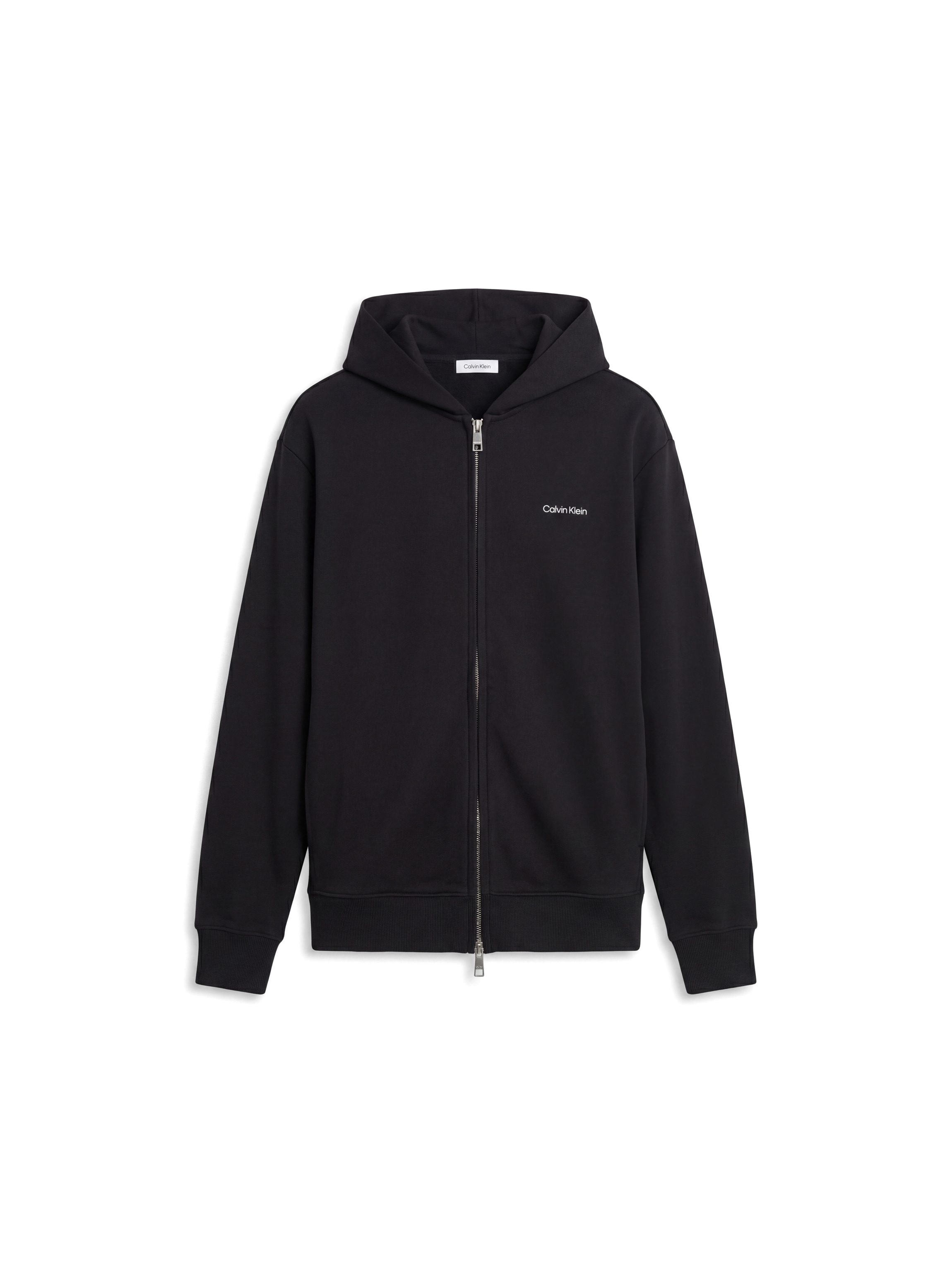 Calvin Klein Sweat à capuche Coupe régulière, fermeture éclair bidirectionnelle