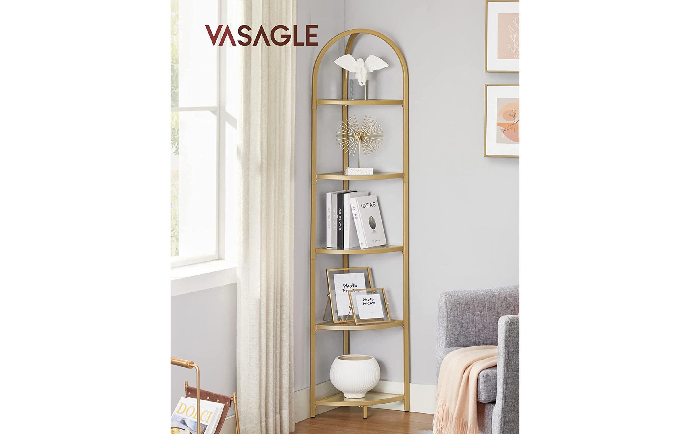 VASAGLE Wandregal »VASAGLE Regal Gold«