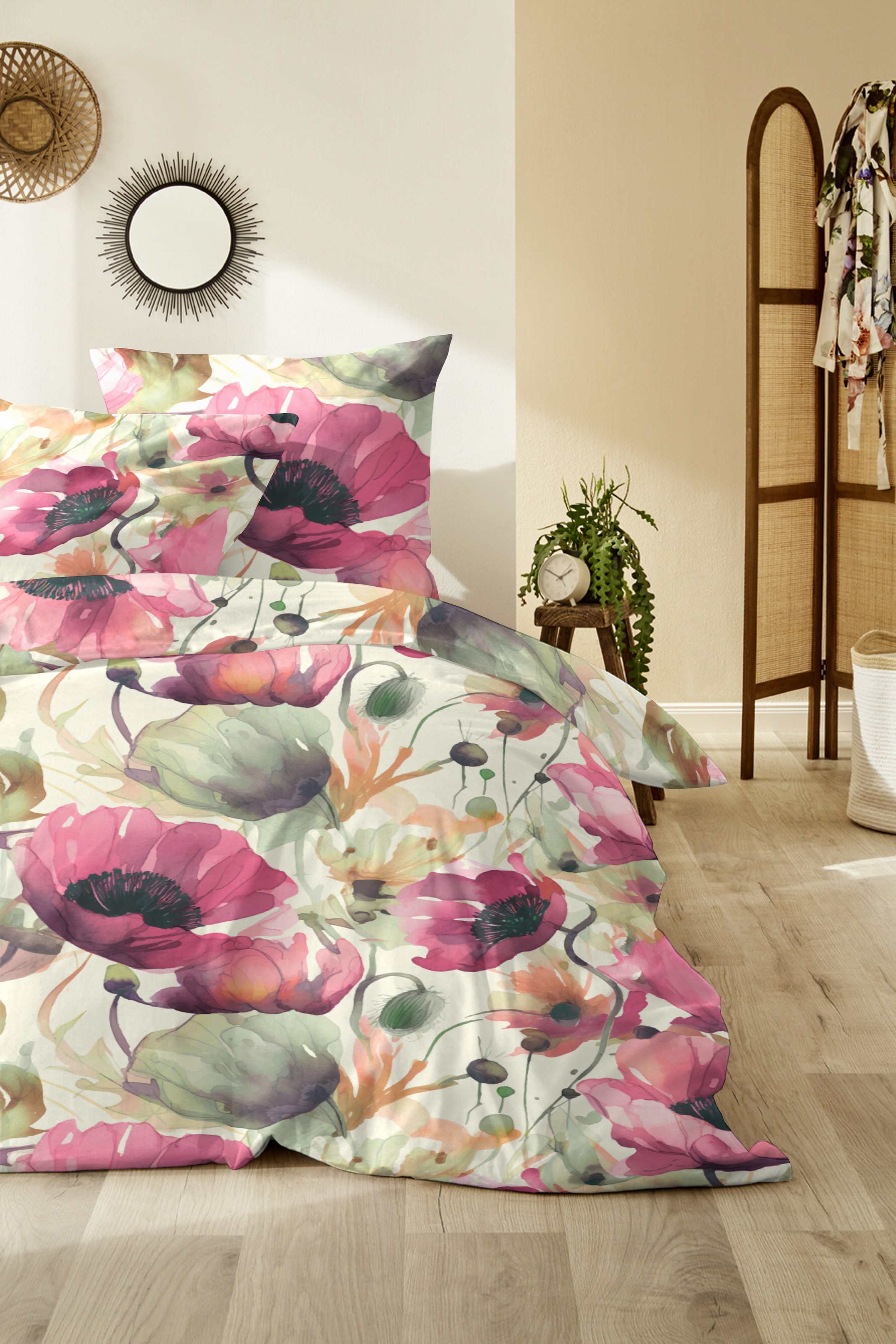 Primera Linge de lit »Feinbiber-Bettwäsche« 2 cuis doux comme du velours et naturellement en pur coton