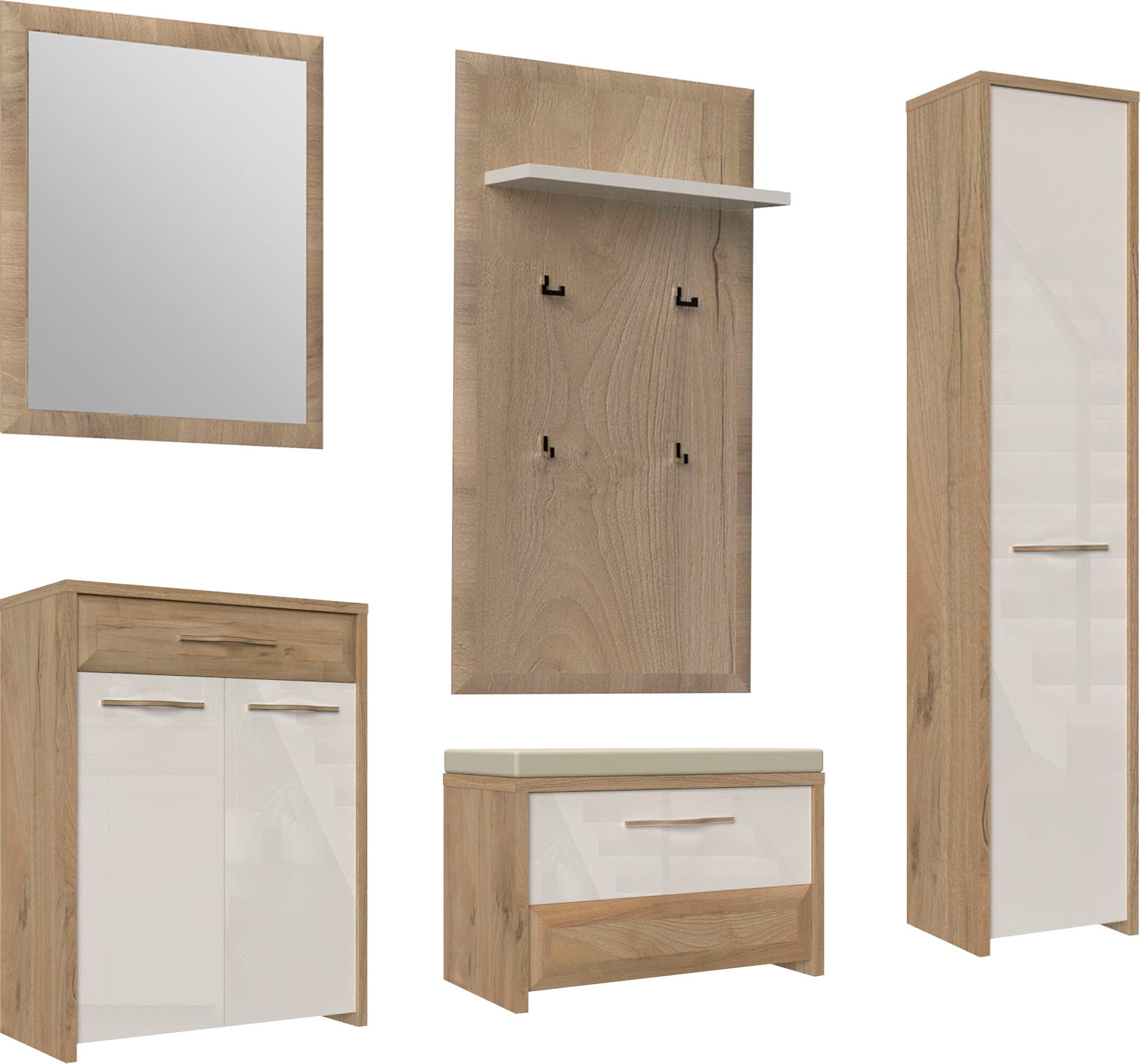 GOODproduct Garderoben-Set »Gala« Set, 5 Stk. tlg.