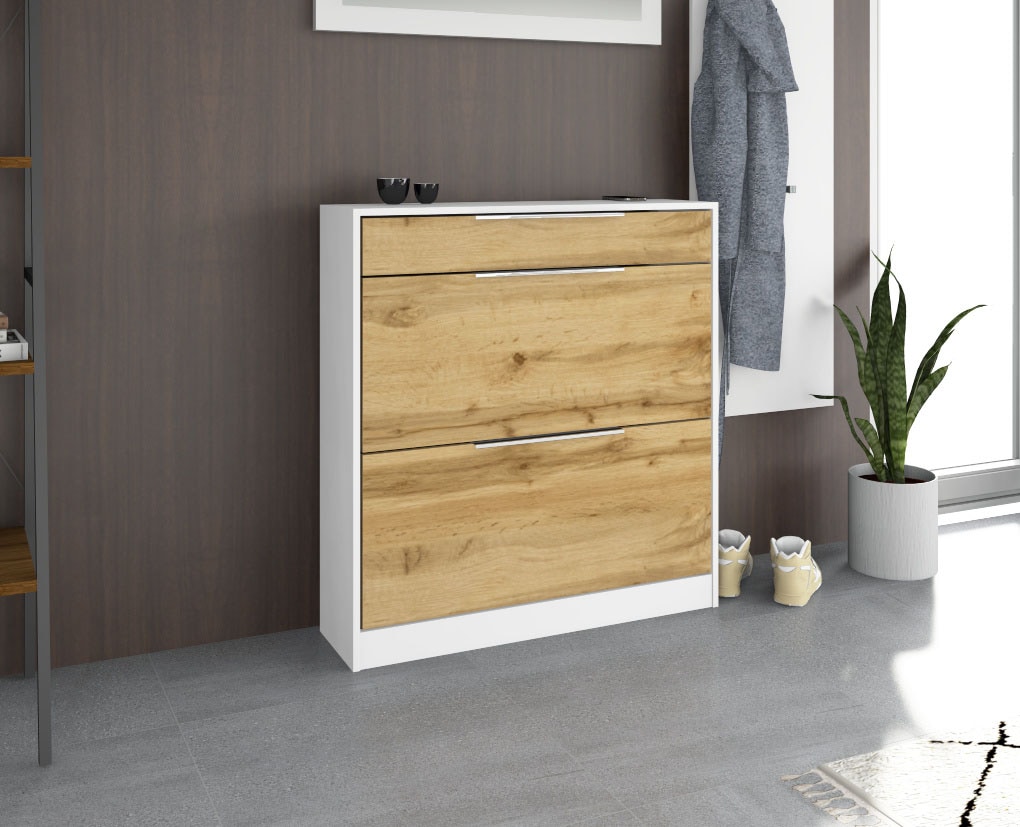 borchardt Möbel Schuhschrank »Oliva« Stehende Montage, Wandmontage & Glasböden unter Mehr aus der Serie