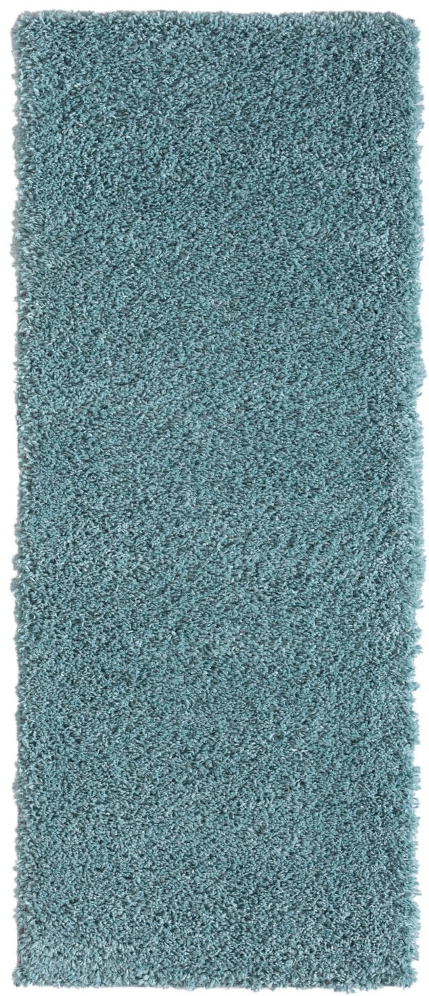 Myflair Möbel & Accessoires Hochflor-Bettumrandung »My Shaggy« Höhe 37 mm 3 Stk. tlg. Shaggy, Uni-Farben, leicht glänzend, extra flauschig, Läufer-Set