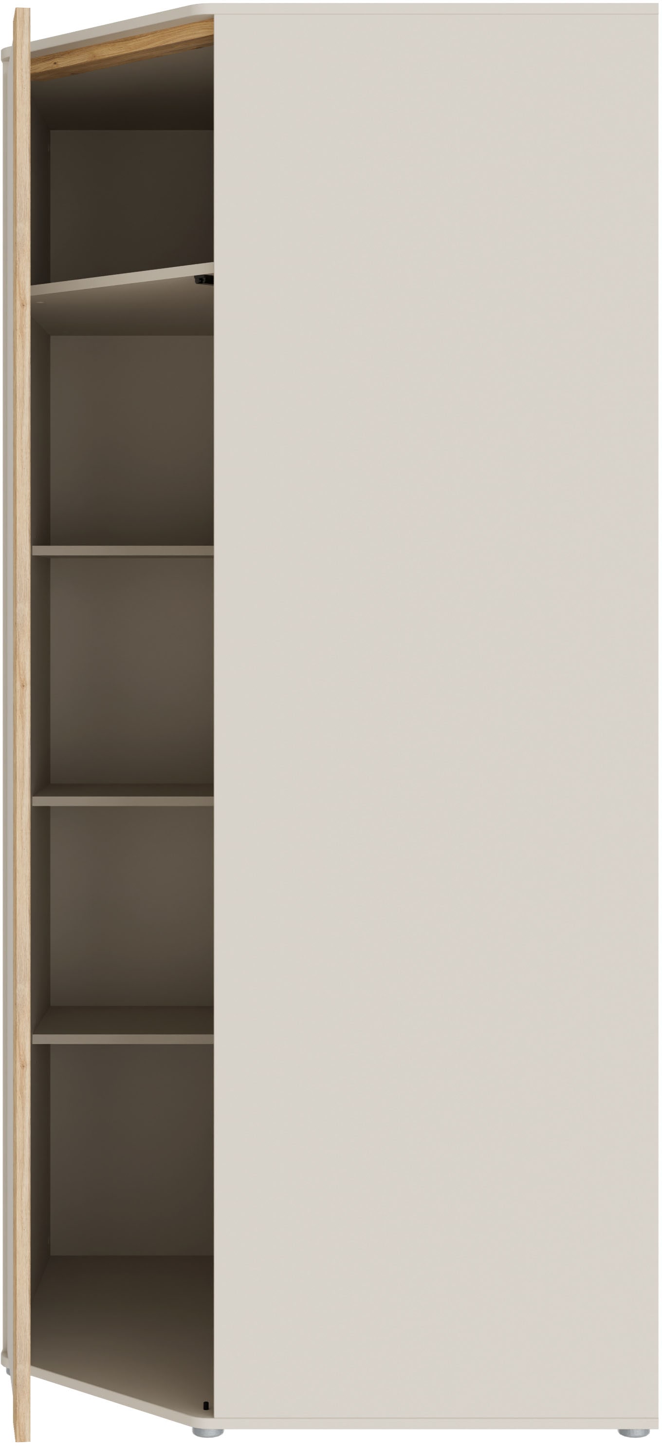 FORTE Eckkleiderschrank B/H/T 92,2/193,7/92,2 cm