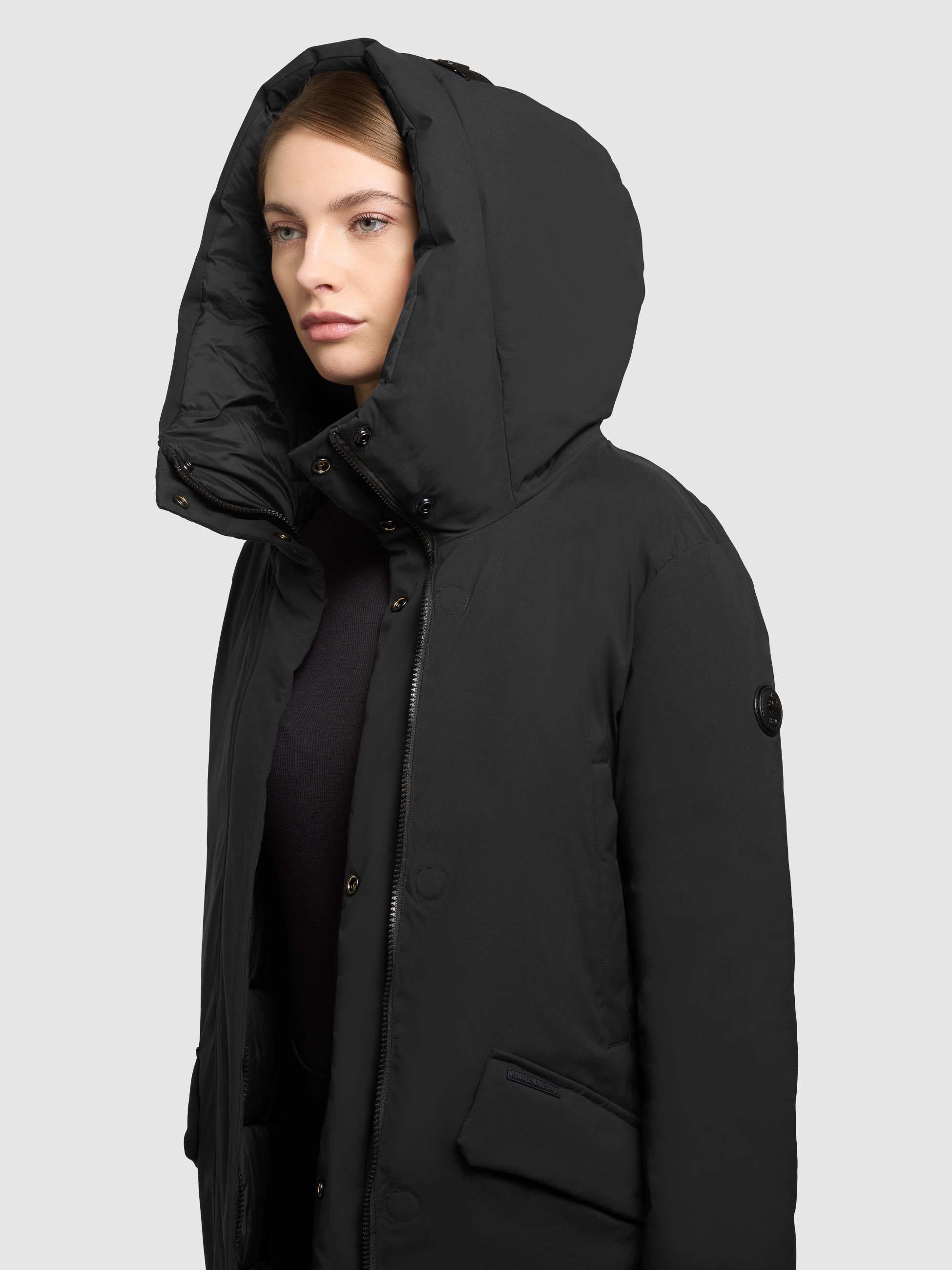 khujo Manteau d'hiver »DAWI2« beidseitig tragbar, gesteppte Optik oder eine glatte Seite