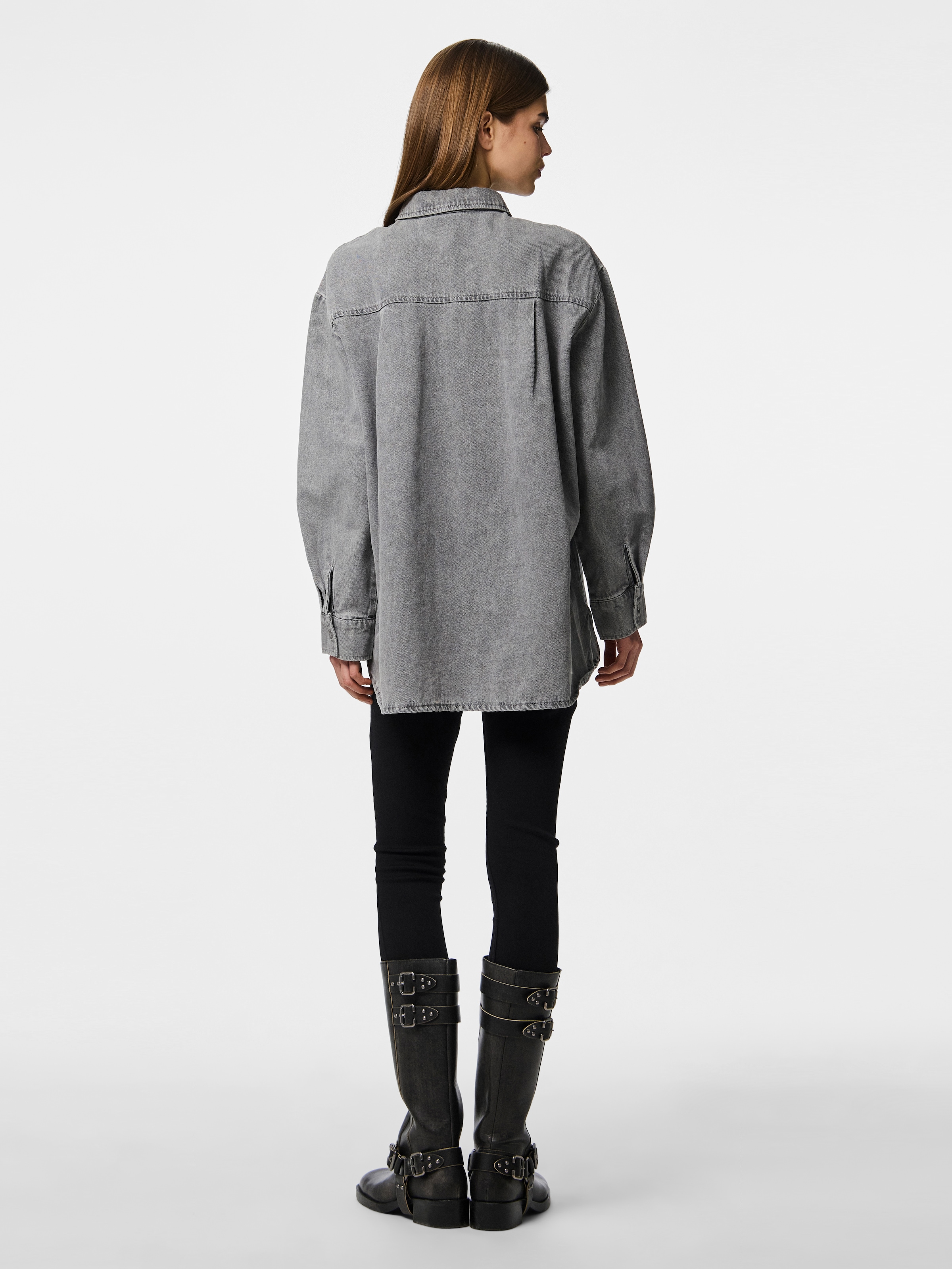 pieces Jeansbluse »PCMAISIE LS DENIM SHIRT NOOS BC«