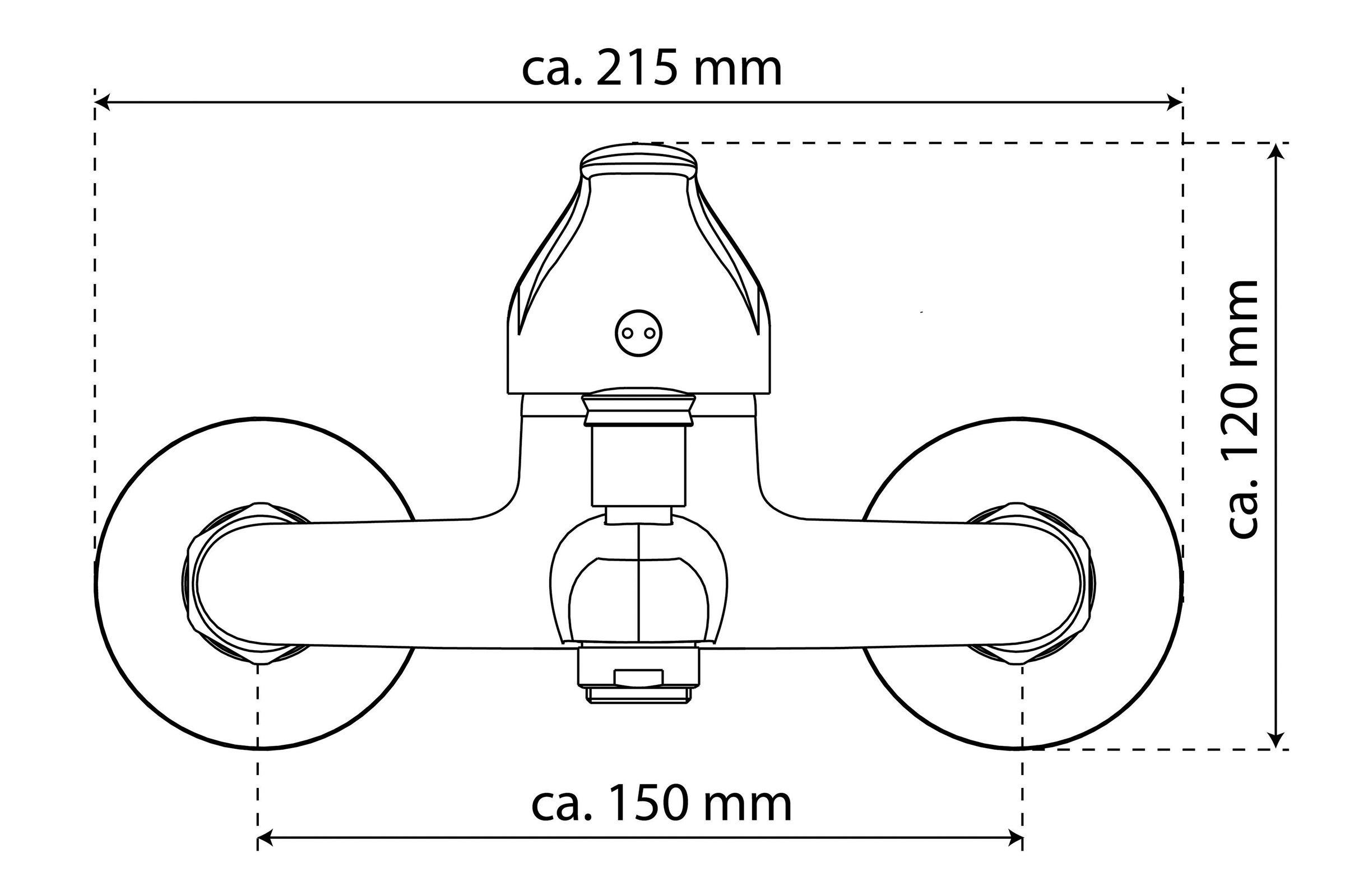 Eisl Wannenmischeinheit »GRANDE VITA CLASSIC« Mischdüse für perf. Strahlbild, auswechselbare 40mm Keramik-Kartusche