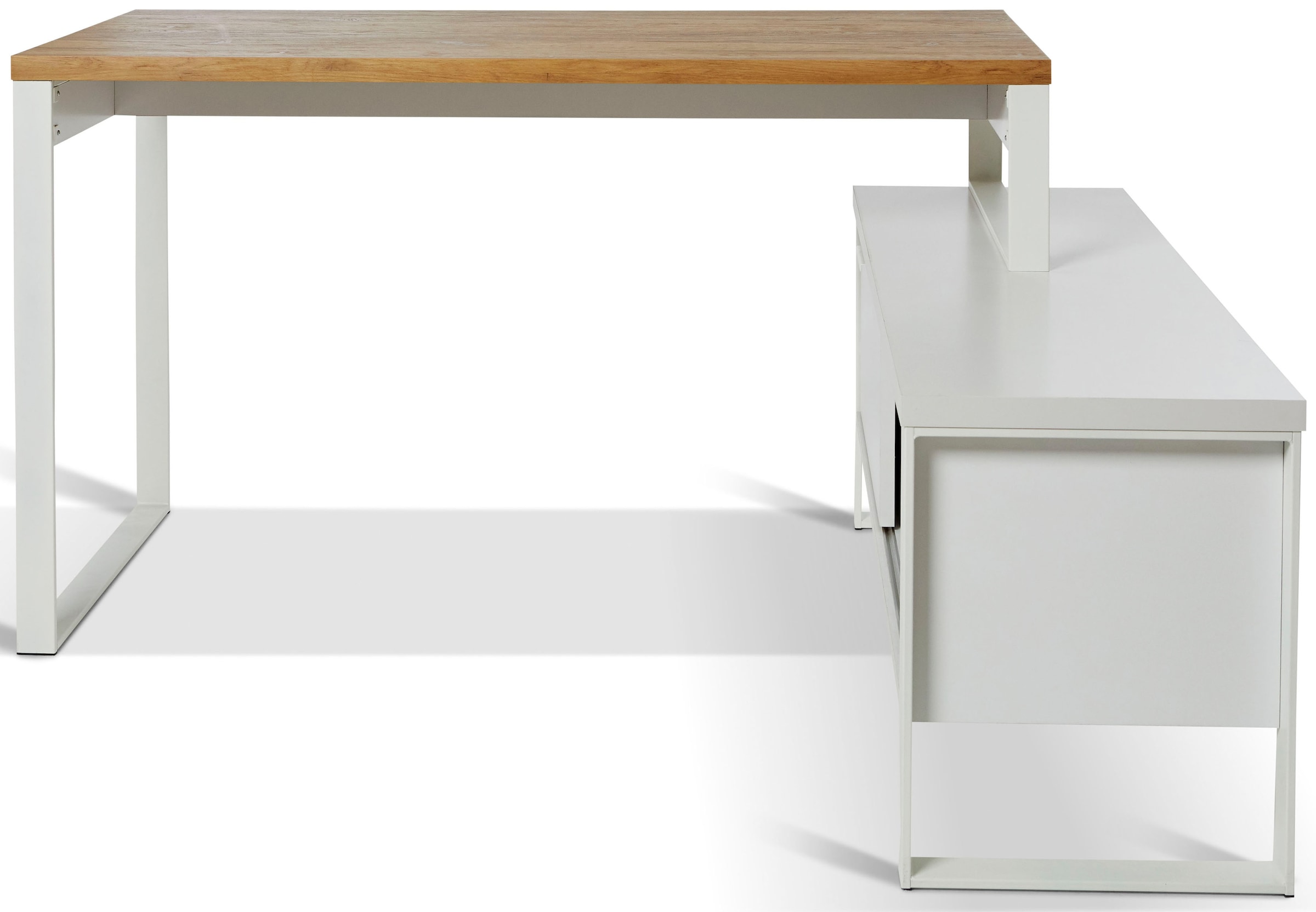 Jahnke Bureau d'angle »LOOP« montable dans les deux sens