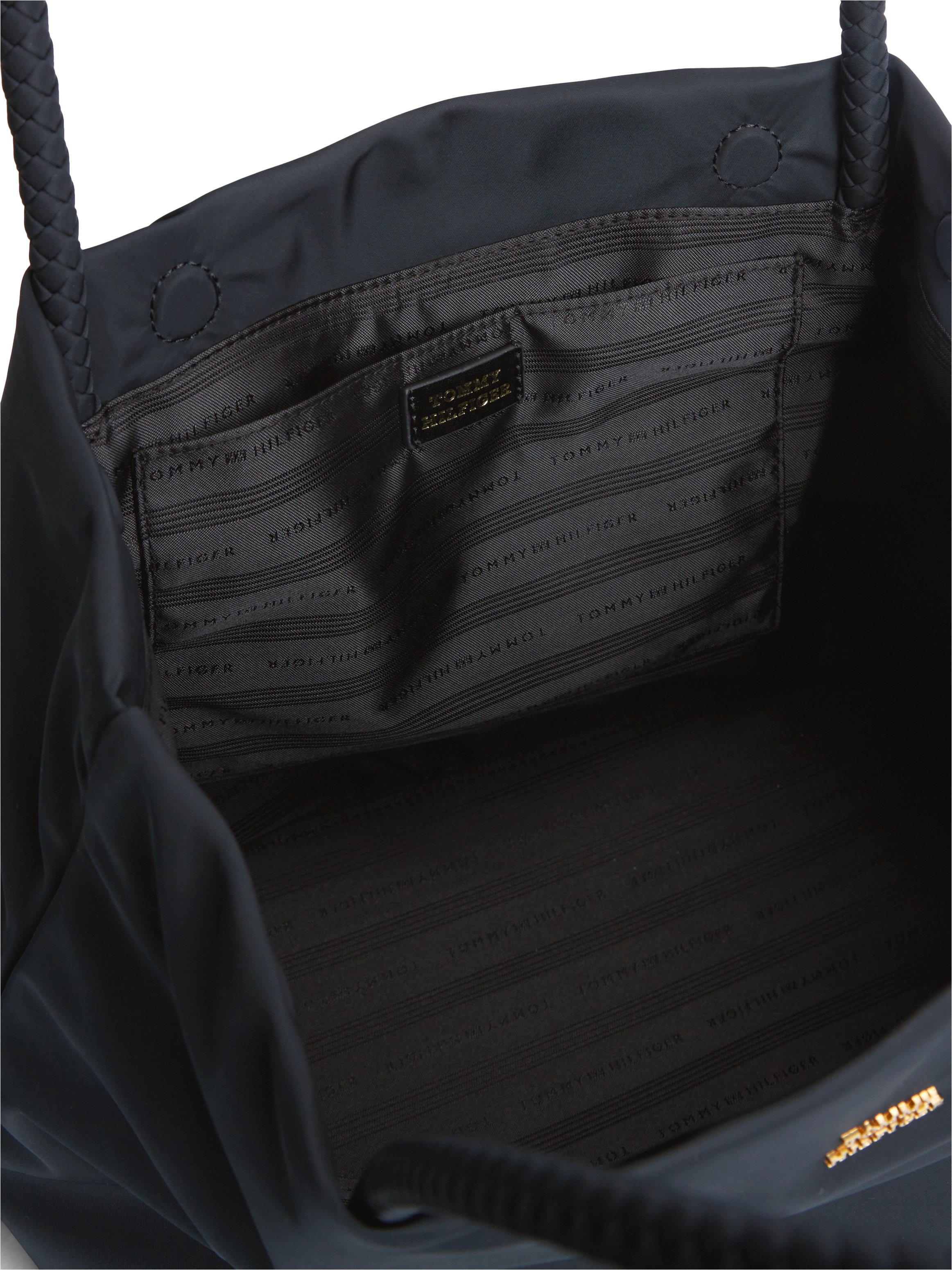 Tommy Hilfiger Tragetasche »TH MARINA HOBO/TOTE NYLON« Damen Handtasche, Schultertasche mit doppeltem Tragegriff