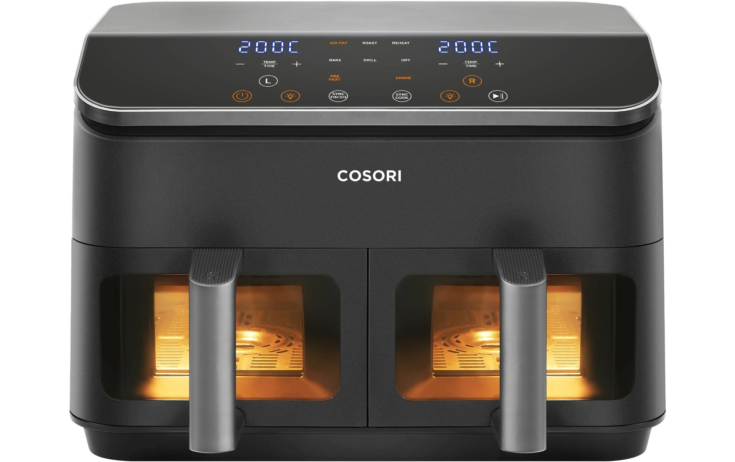   Heissluftfritteuse »Cosori Dual Basket 8,5 l« 1750 W Vielseitige Fritteuse