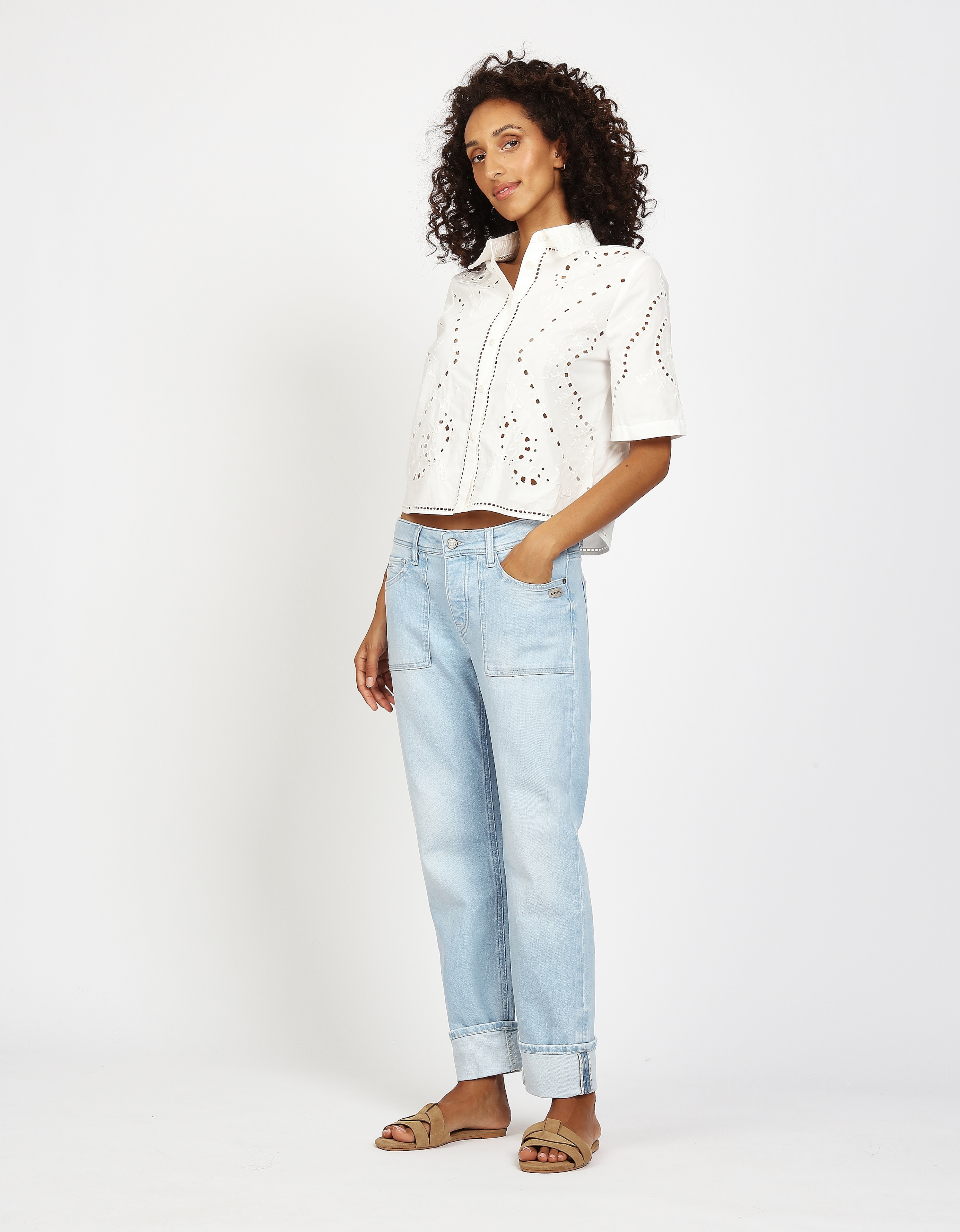 GANG Jeans boyfriend »94NICA WORKER« look cool et androgyne