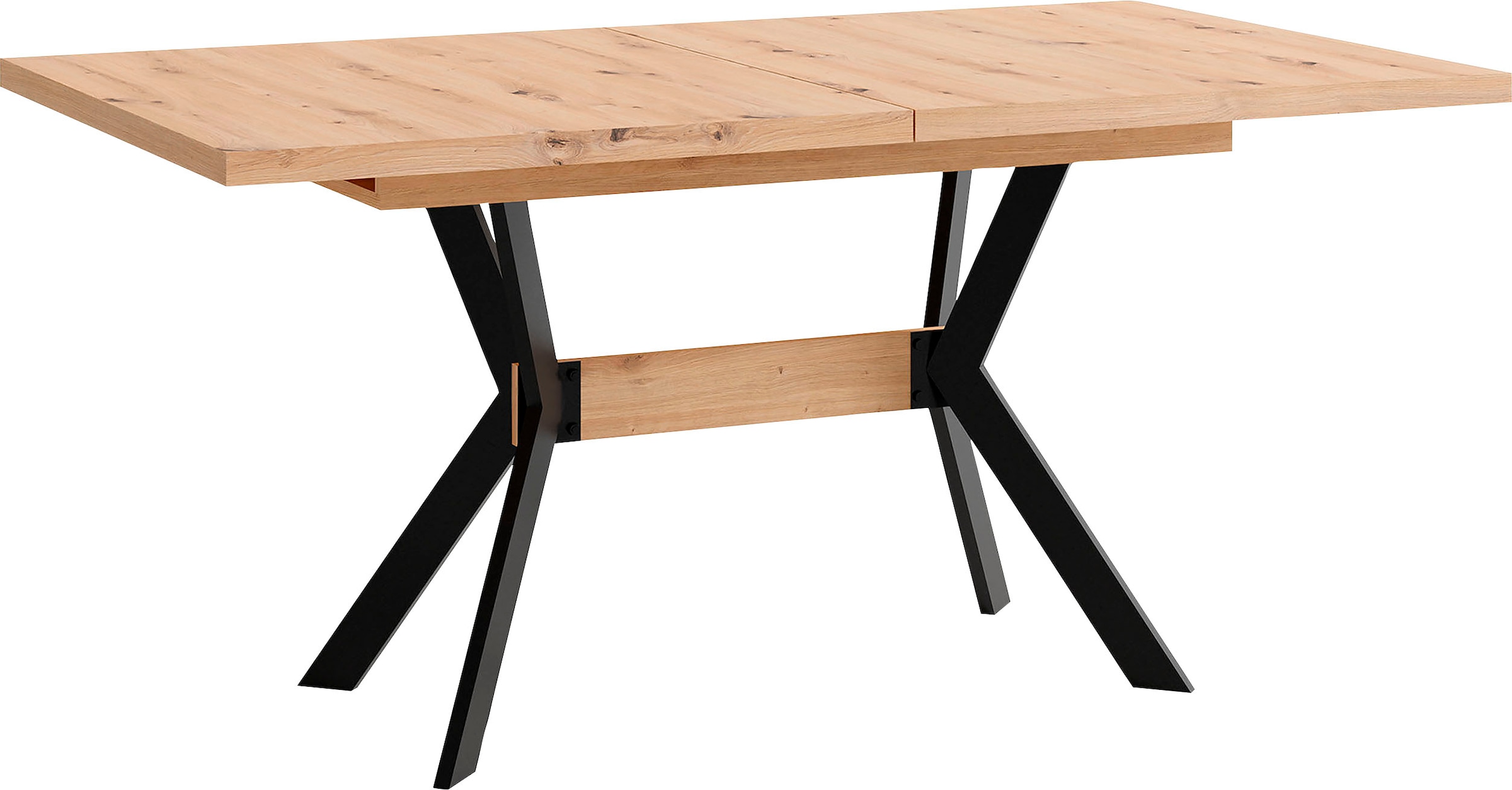 byLIVING Esstisch »Bremen« ausziehbar mit innenliegender Einlegeplatte, 160 auf 200cm
