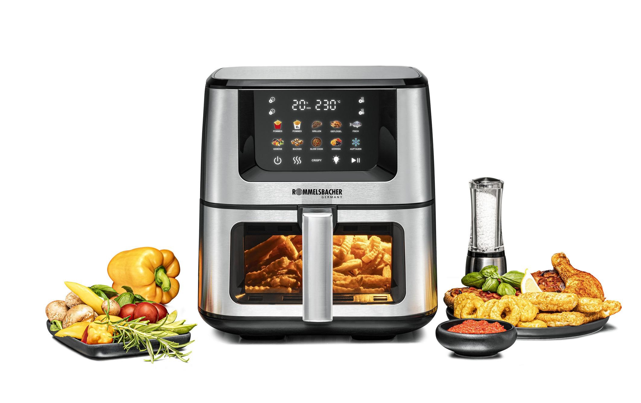 Rommelsbacher Friteuse à air chaud »Heissluft-Fritteuse FRH 1850, 7.5 l« 1870