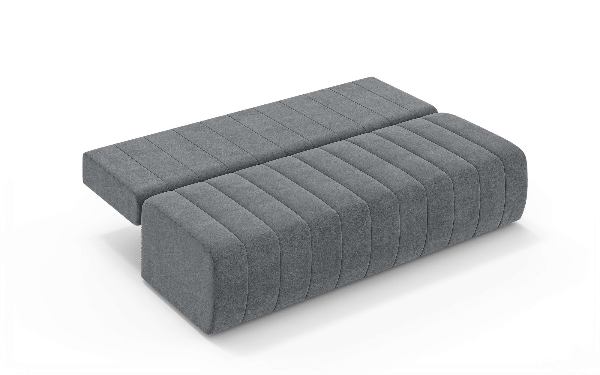 Home affaire 3-Sitzer »LOVENDY Schlafsofa mit Bettkasten, Breite 195cm, Liegefläche 145x195cm« mit Rückenkissen und Armlehnenkissen, belastbar bis 330 kg