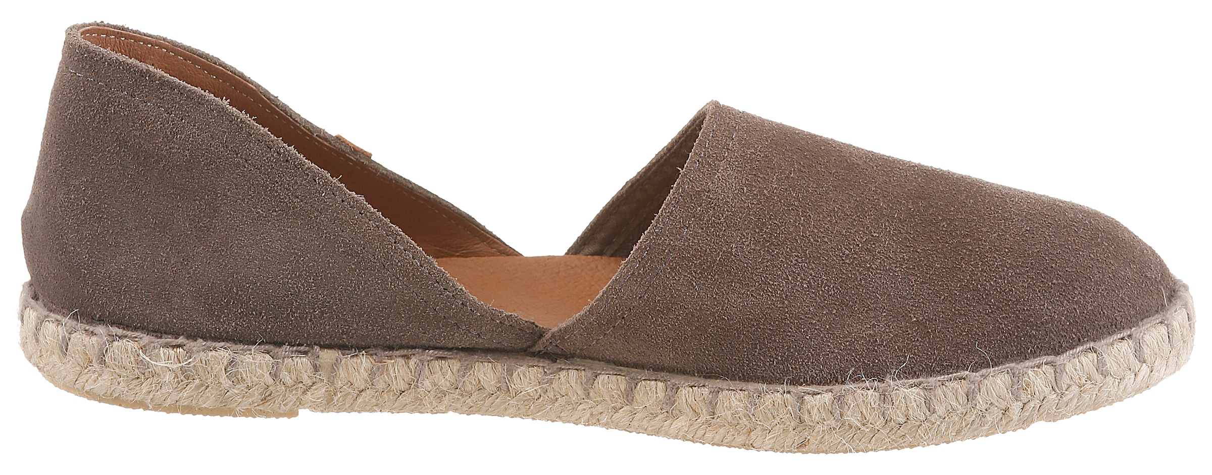 VERBENAS Espadrille  chaussure de plage, chaussure d'été, mocassin en cuir velours